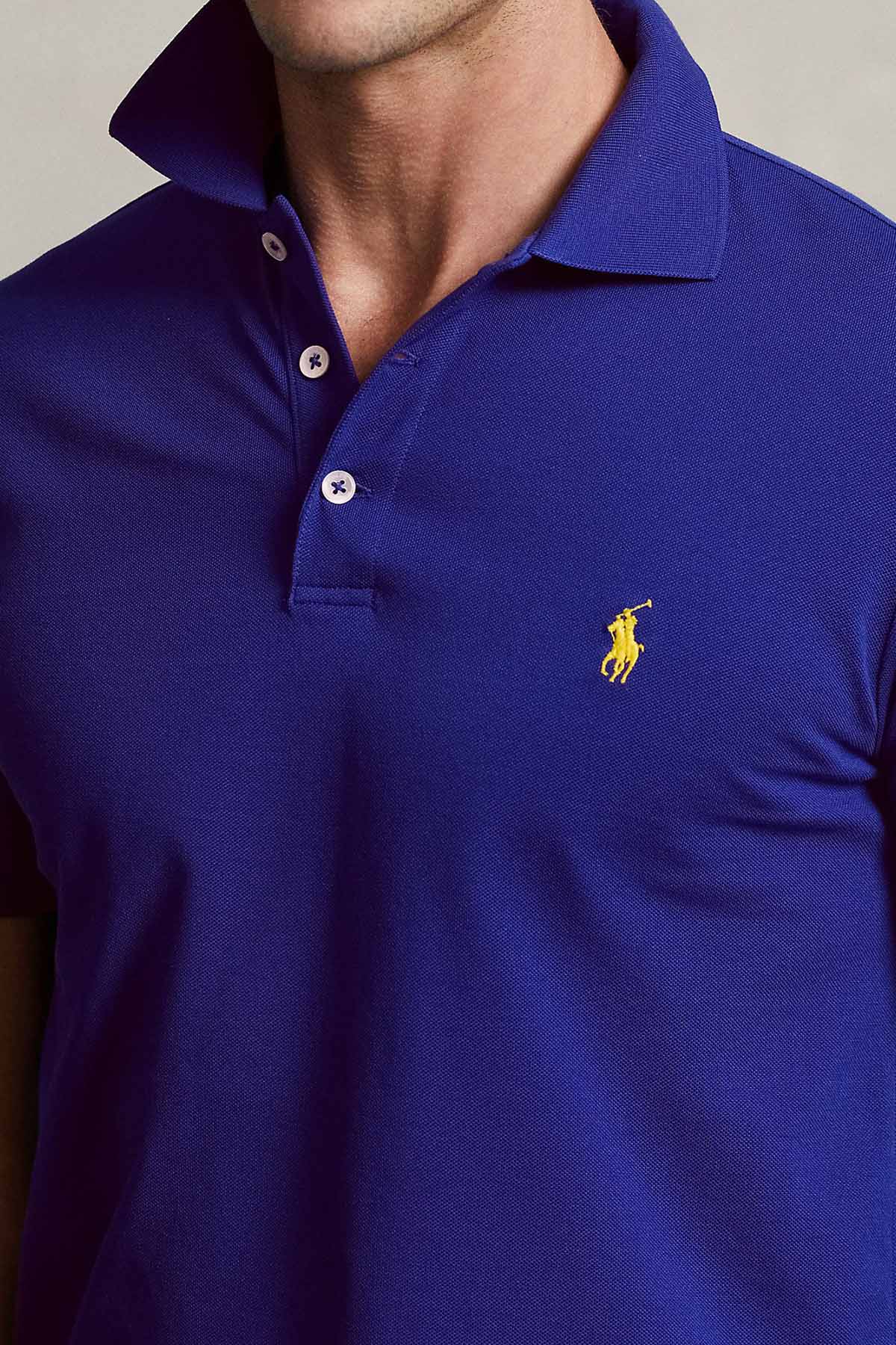 Polo Ralph Lauren Slim Fit Stretch Mesh Polo Yaka T-shirt-Libas Trendy Fashion Store