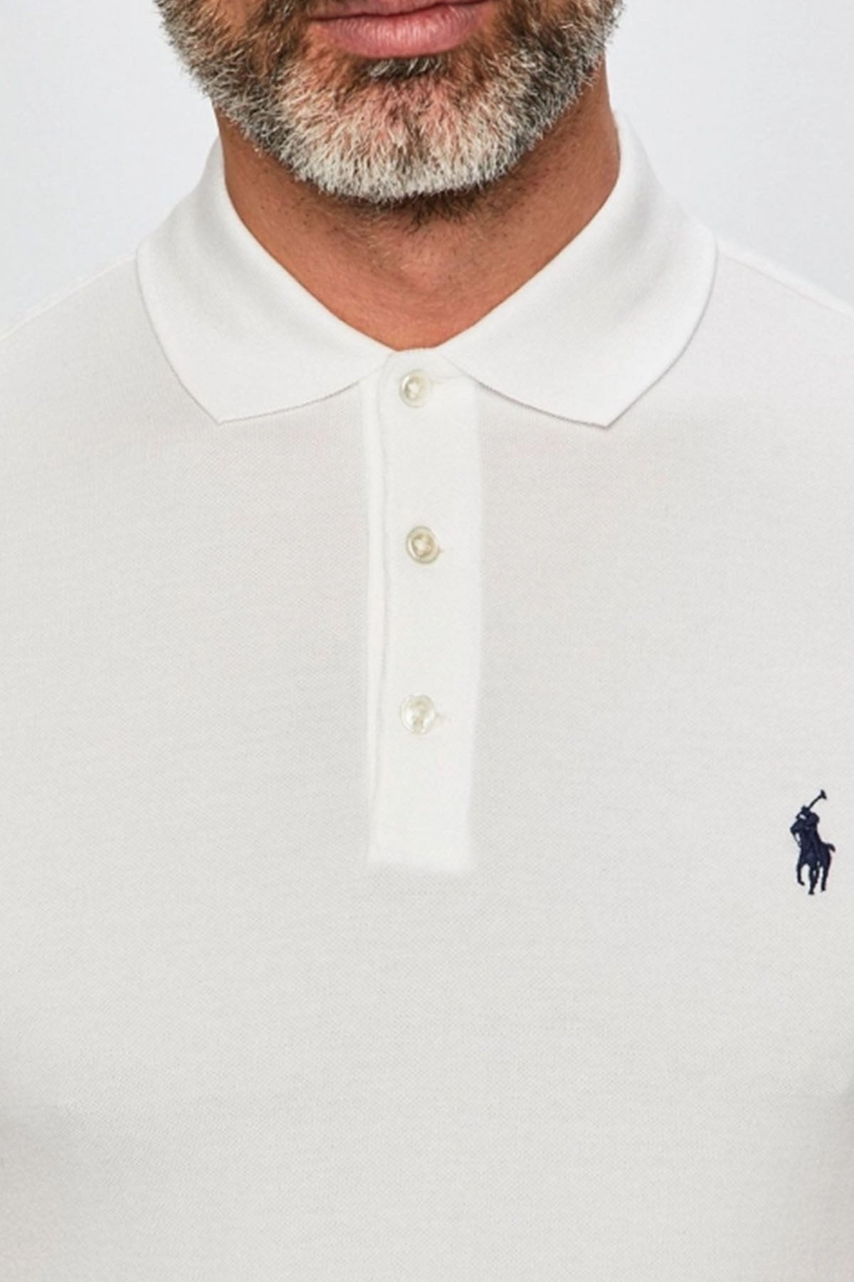 Polo Ralph Lauren Slim Fit Stretch Mesh Polo Yaka T-shirt-Libas Trendy Fashion Store