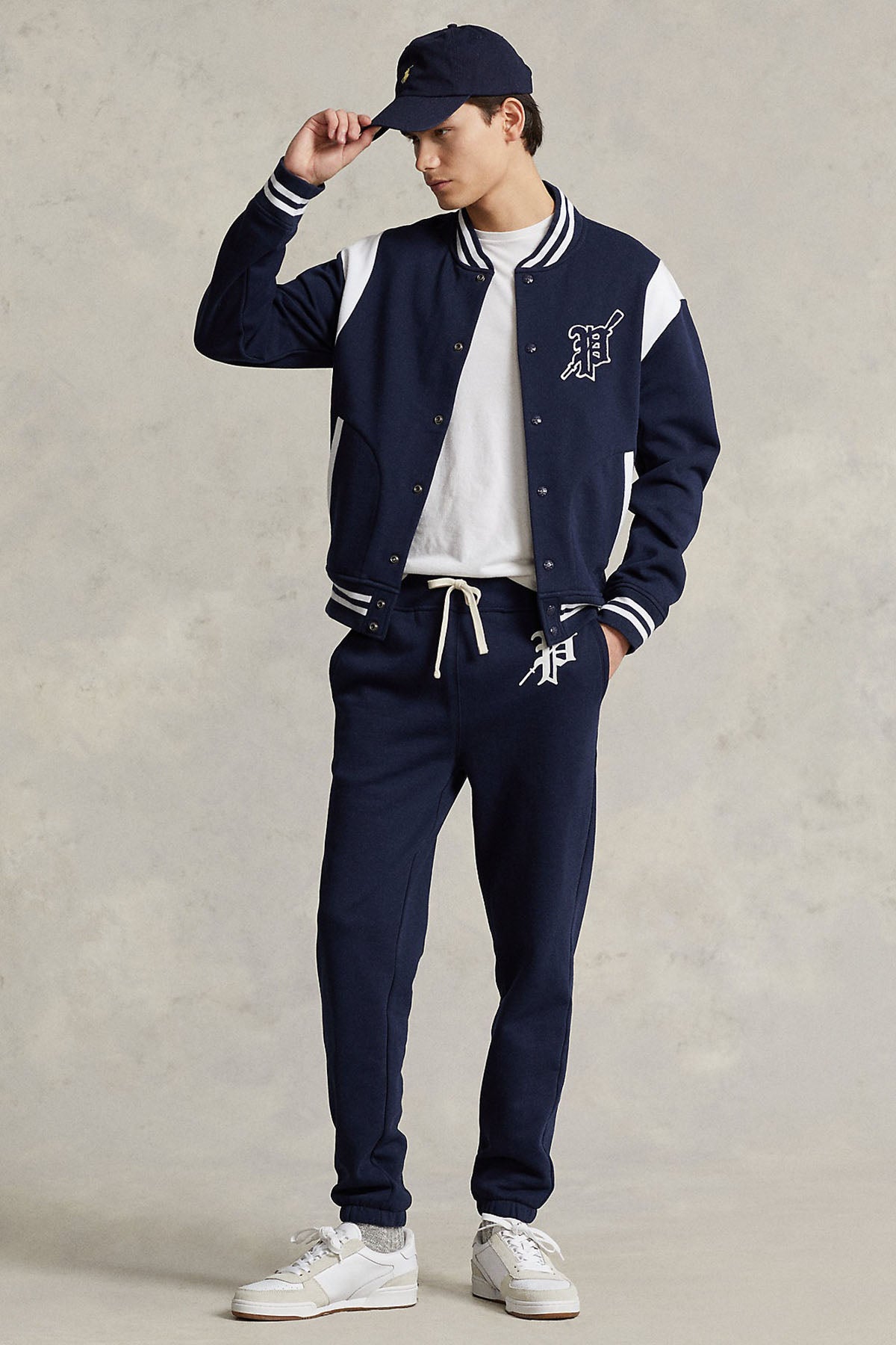 Polo Ralph Lauren Pilot Yaka Logolu Kolej Ceket-Libas Trendy Fashion Store