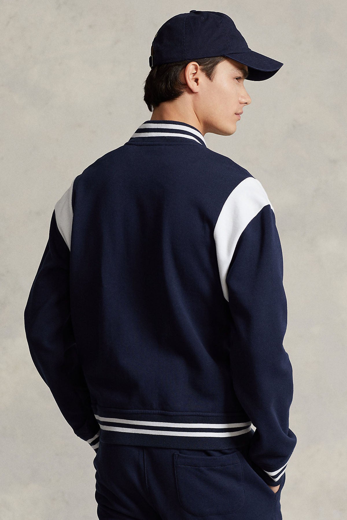 Polo Ralph Lauren Pilot Yaka Logolu Kolej Ceket-Libas Trendy Fashion Store