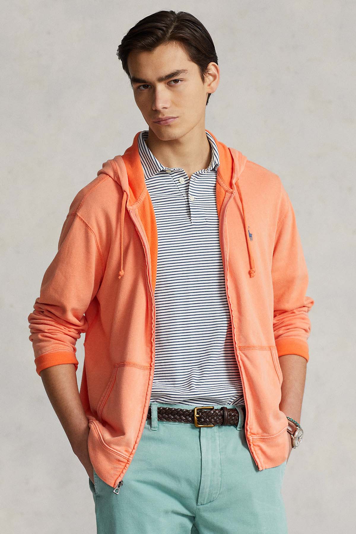 Polo Ralph Lauren Fermuarlı Kapüşonlu Sweatshirt Ceket-Libas Trendy Fashion Store