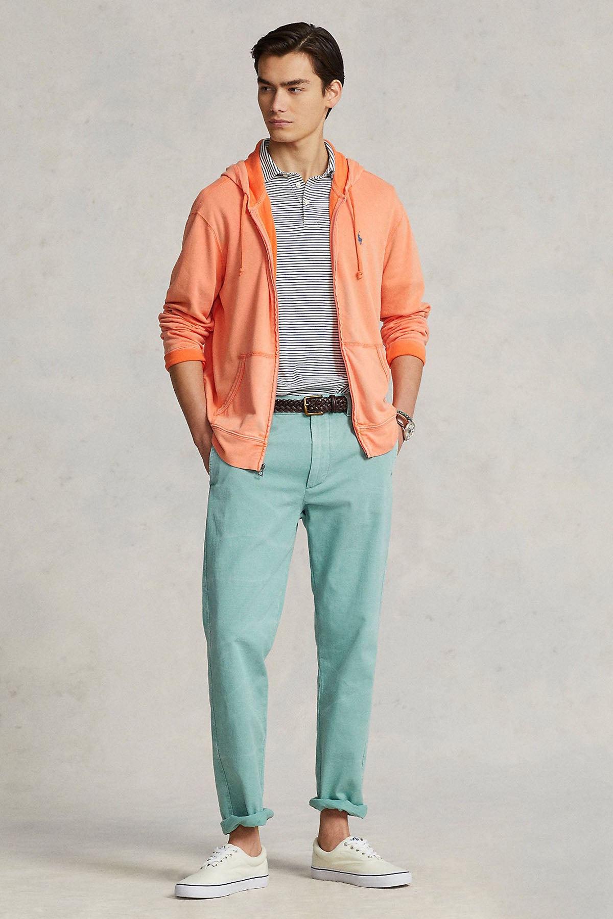 Polo Ralph Lauren Fermuarlı Kapüşonlu Sweatshirt Ceket-Libas Trendy Fashion Store