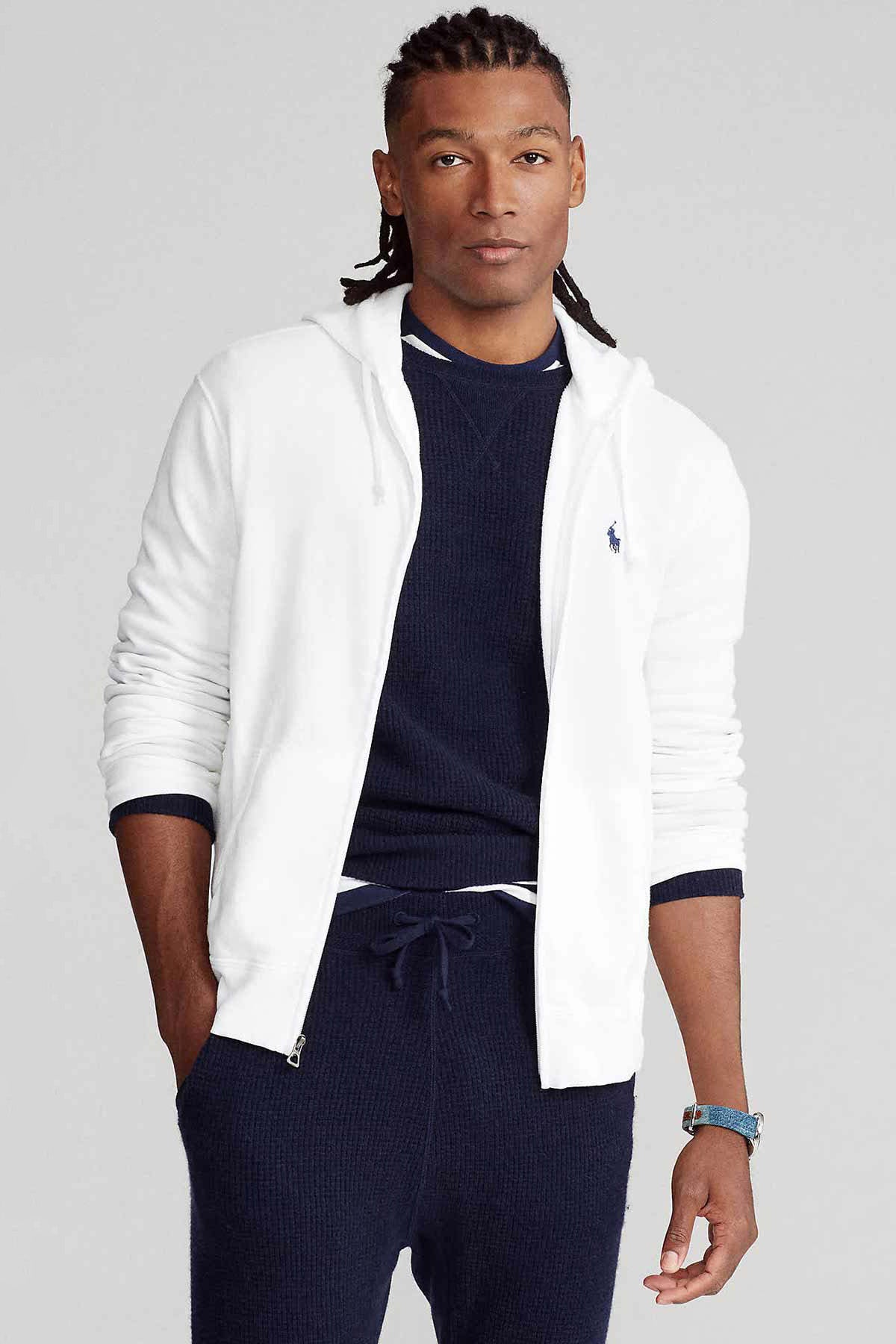 Polo Ralph Lauren Fermuarlı Kapüşonlu Sweatshirt Ceket-Libas Trendy Fashion Store