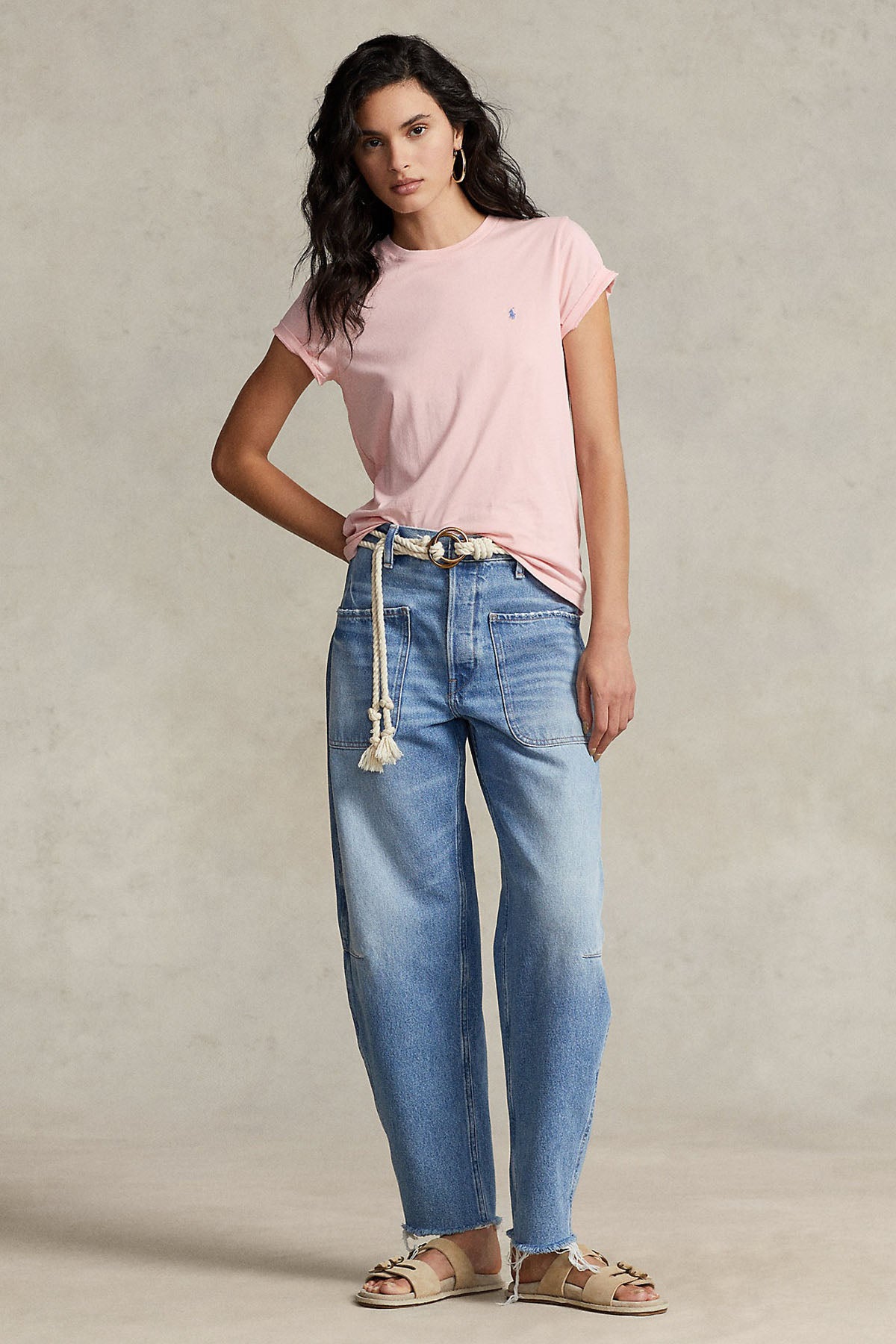 Polo Ralph Lauren Custom Fit Yuvarlak Yaka T-shirt-Libas Trendy Fashion Store