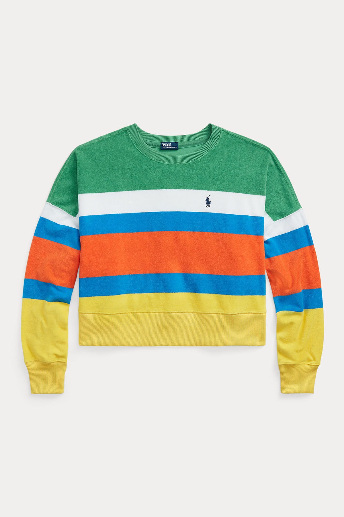 Polo Ralph Lauren Yuvarlak Yaka Renk Bloklu Sweatshirt-Libas Trendy Fashion Store