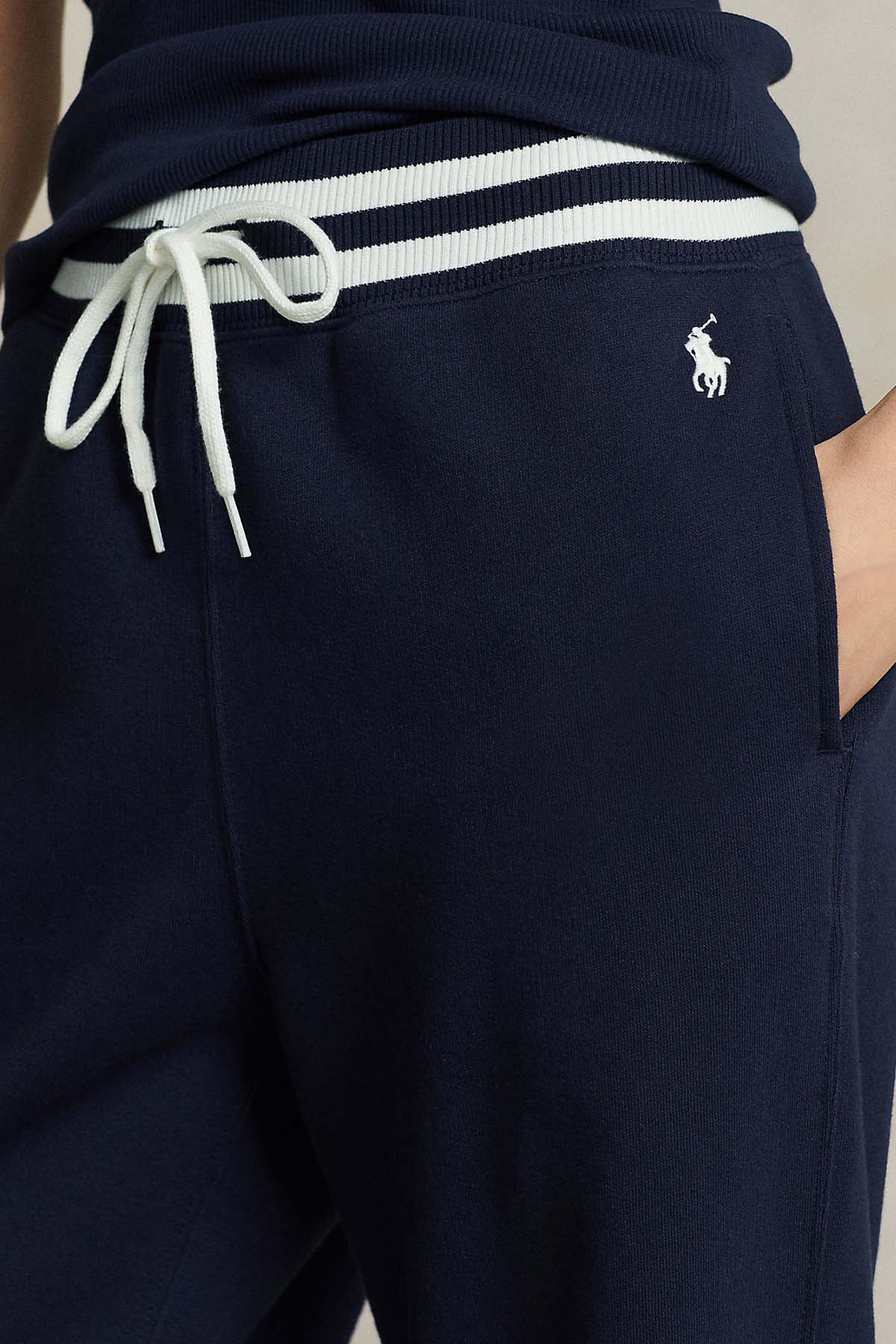 Polo Ralph Lauren Beli Lastikli İçi Şardonlu Yüksek Bel Rahat Kesim Pantolon-Libas Trendy Fashion Store