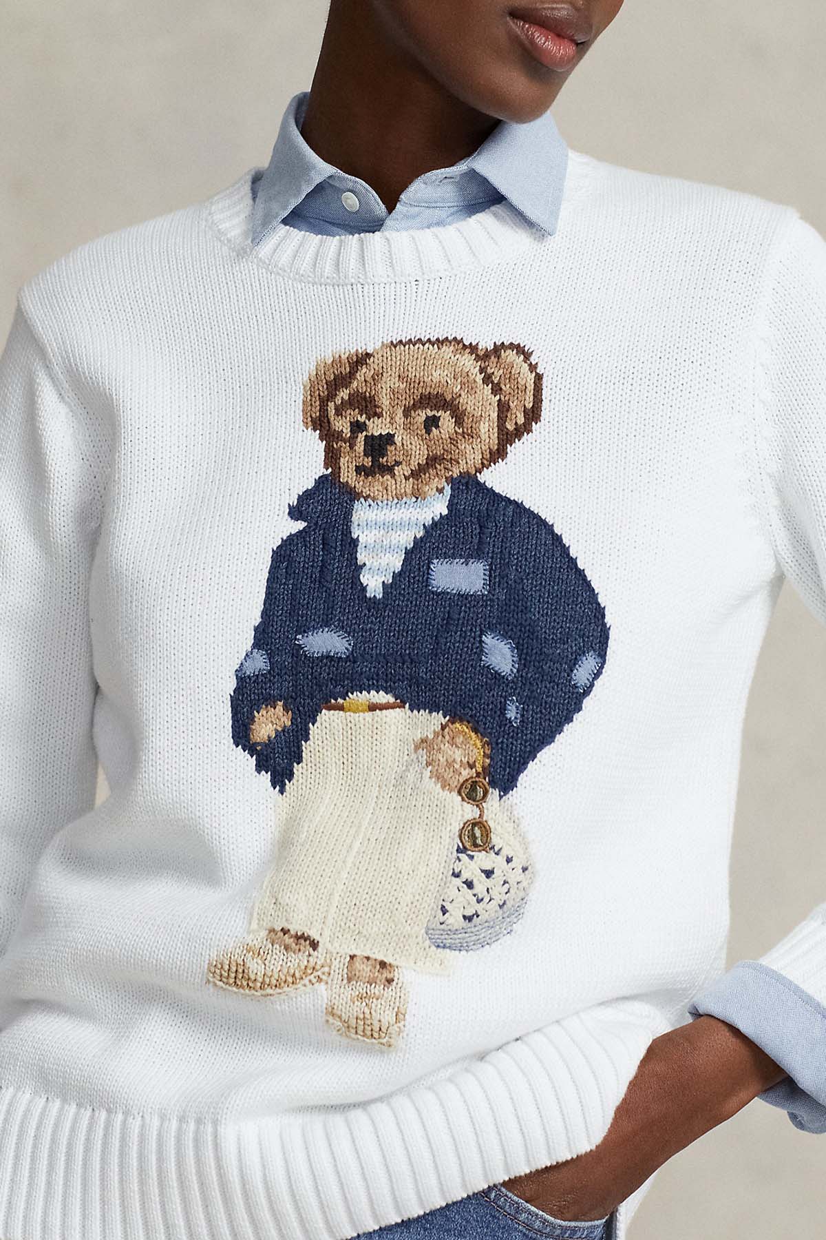 Polo Ralph Lauren Polo Bear Örgü Triko-Libas Trendy Fashion Store