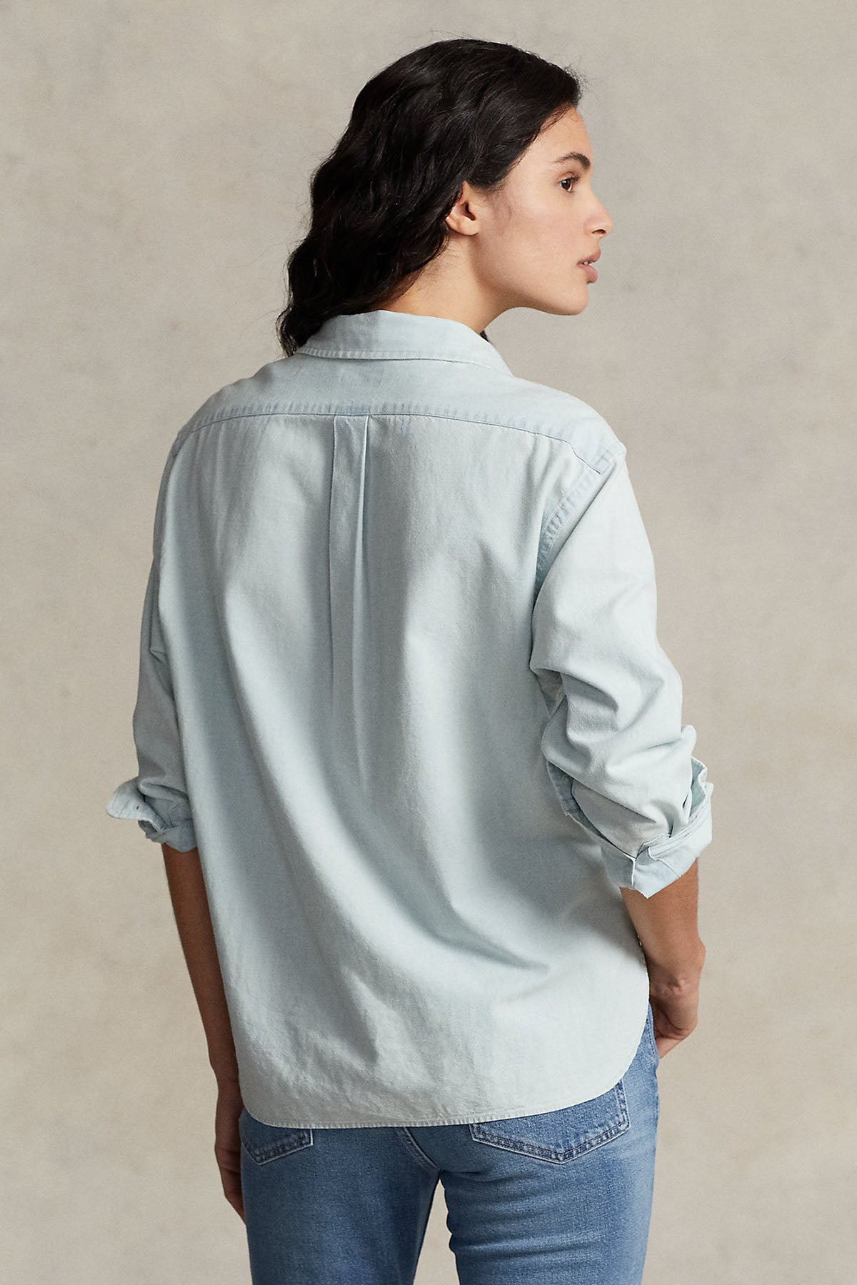 Polo Ralph Lauren Boxy Fit Denim Gömlek-Libas Trendy Fashion Store