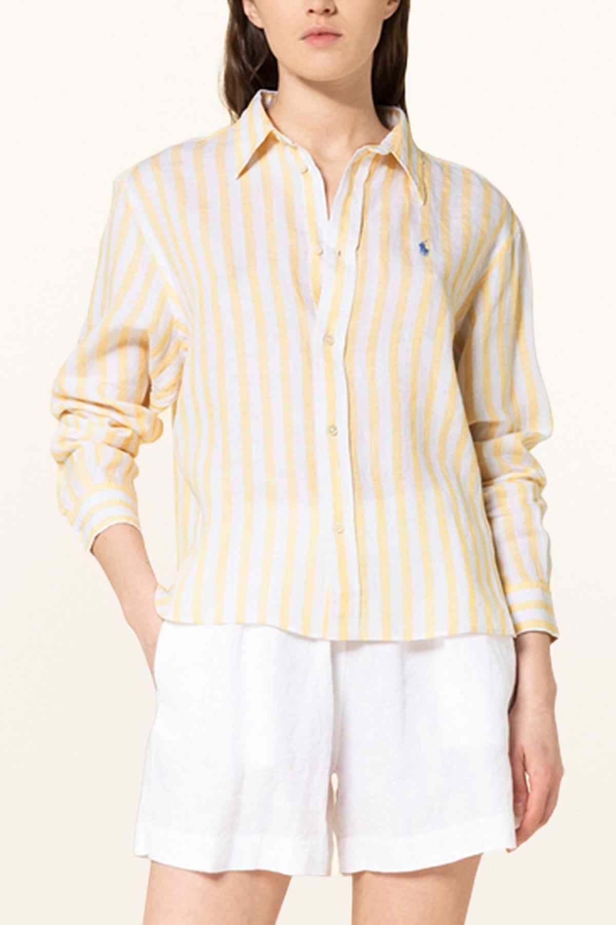 Polo Ralph Lauren Çizgili Keten Gömlek-Libas Trendy Fashion Store