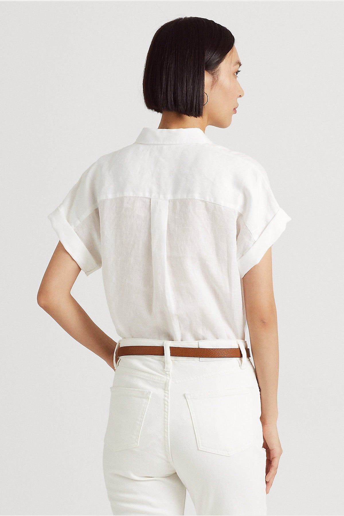 Polo Ralph Lauren Kısa Kollu Keten Gömlek-Libas Trendy Fashion Store