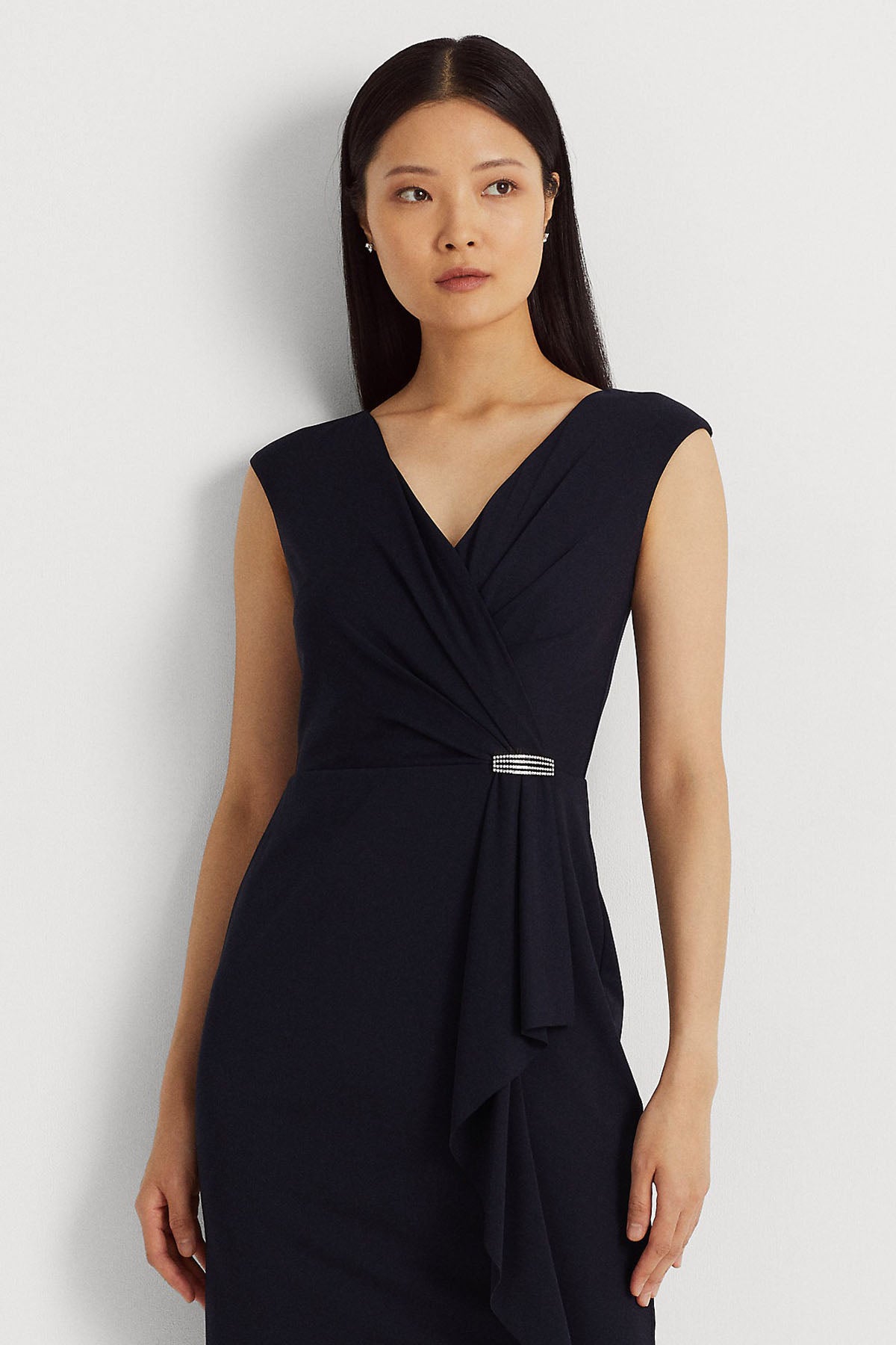 Polo Ralph Lauren V Yaka Dizüstü Abiye Elbise-Libas Trendy Fashion Store