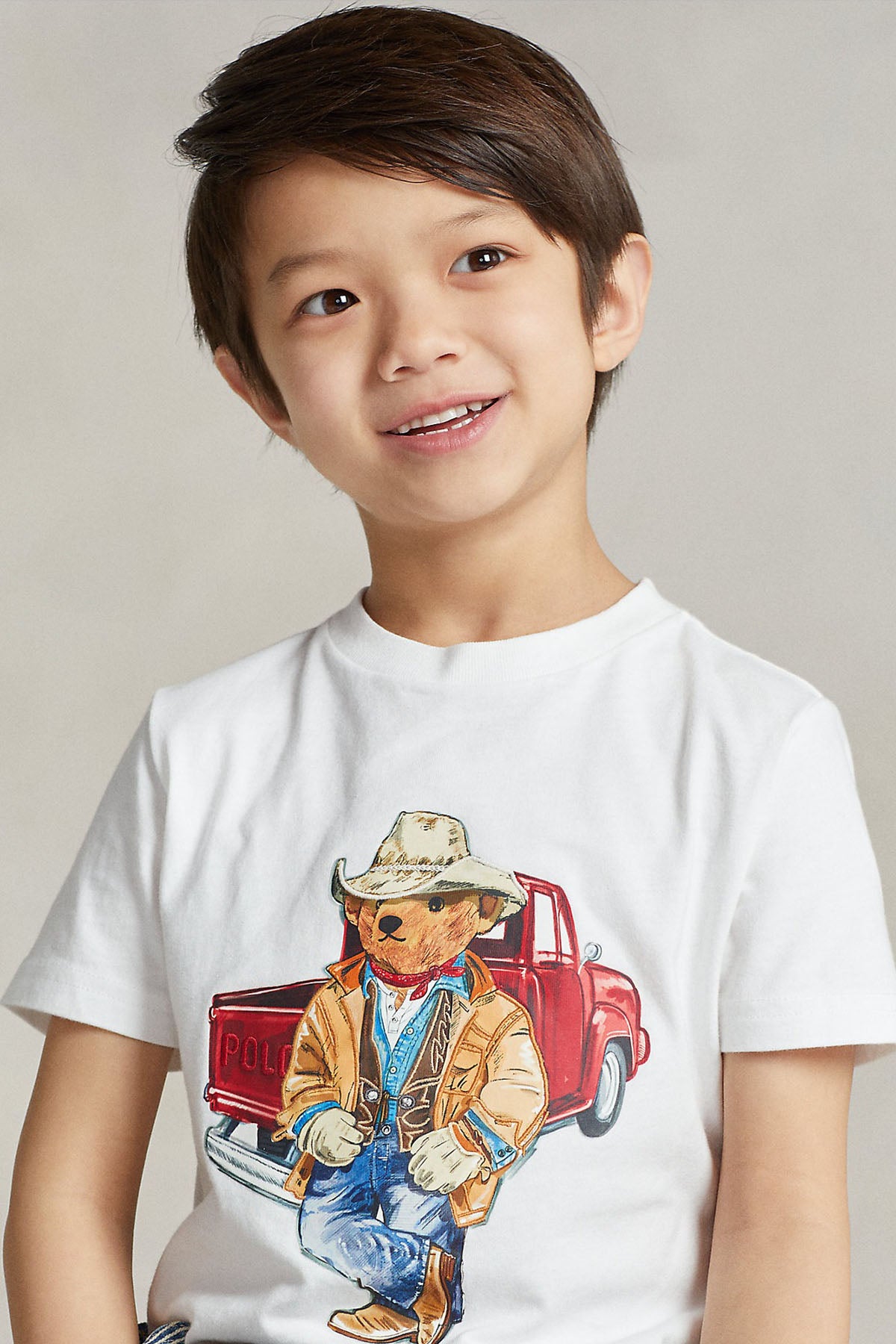 Polo Ralph Lauren Kids 2-4 Yaş Erkek Çocuk Polo Bear T-shirt-Libas Trendy Fashion Store