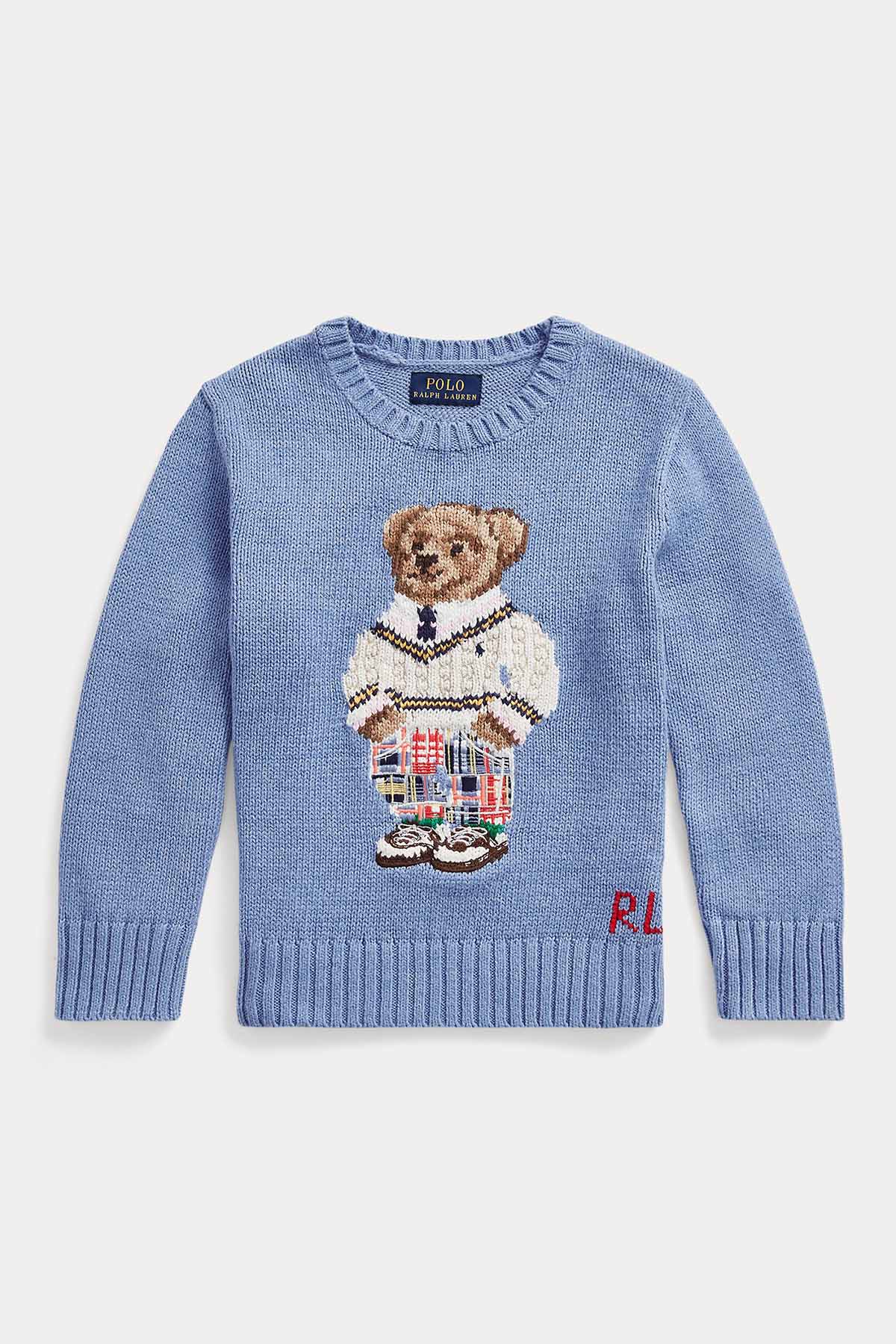 Polo Ralph Lauren Kids 2 Yaş Erkek Çocuk Polo Bear Örgü Triko-Libas Trendy Fashion Store