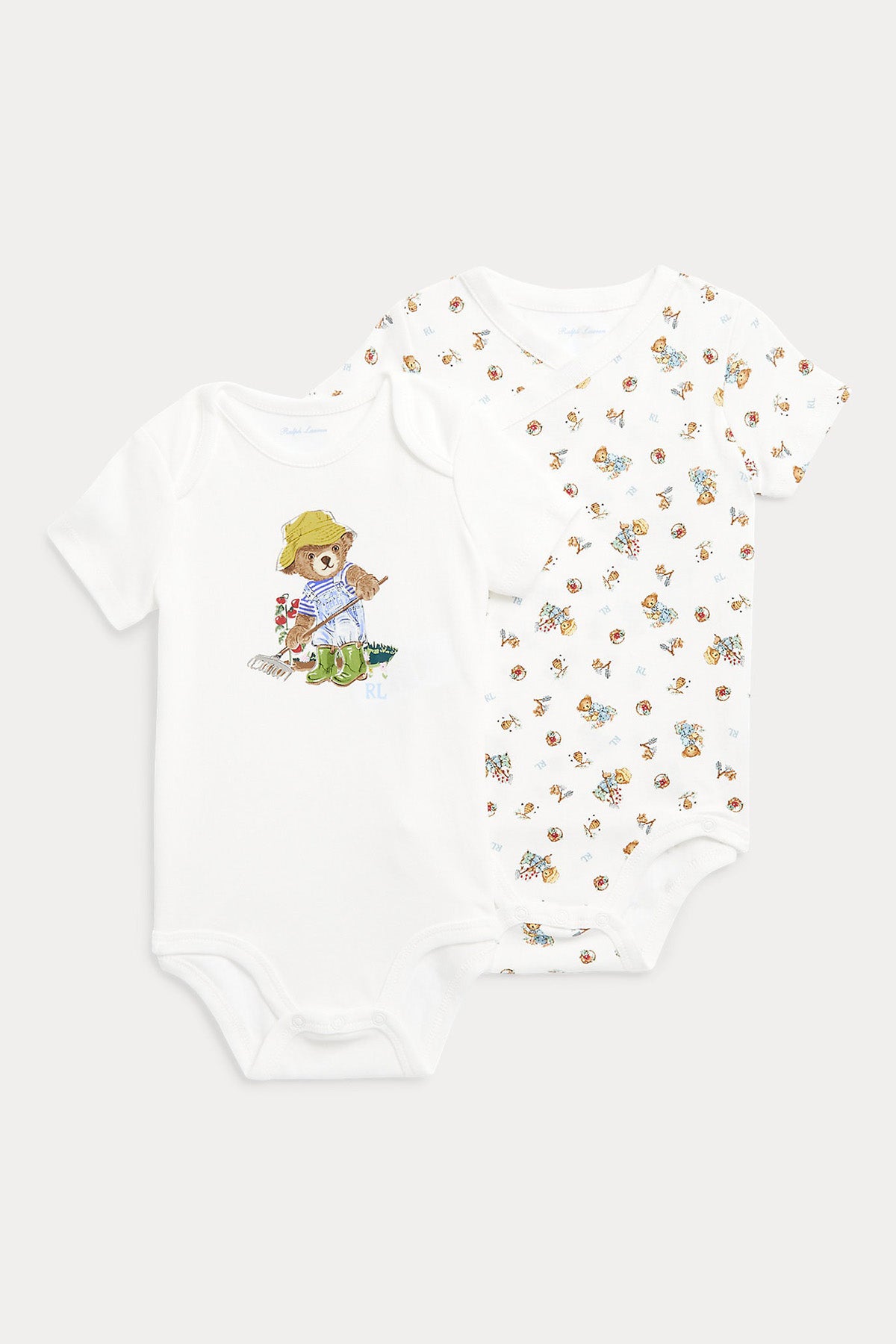 Polo Ralph Lauren Kids 3-6 Ay Unisex Bebek Polo Bear Body Set-Libas Trendy Fashion Store