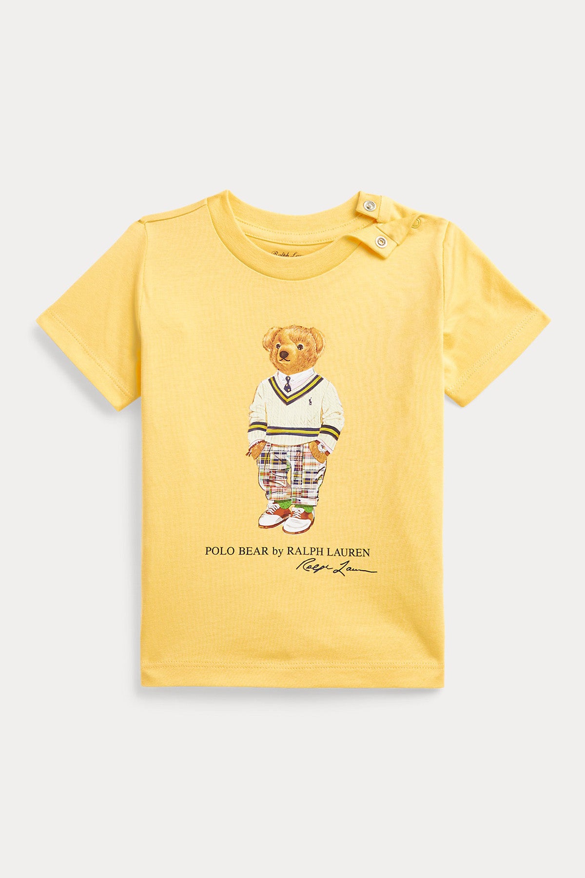 Polo Ralph Lauren Kids 12-18 Aylık Erkek Bebek Polo Bear T-shirt-Libas Trendy Fashion Store