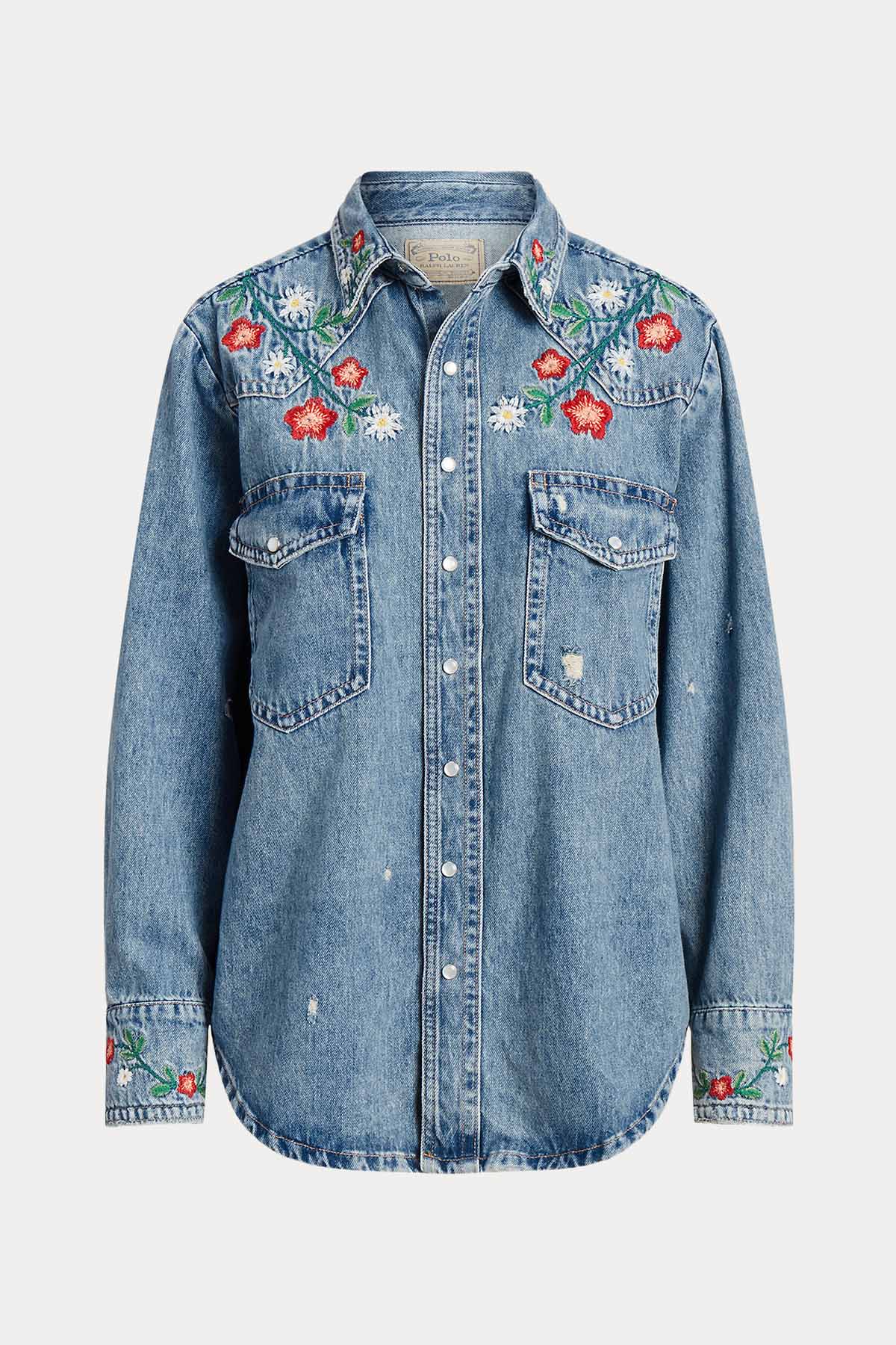 Polo Ralph Lauren Relaxed Fit Denim Gömlek Ceket-Libas Trendy Fashion Store