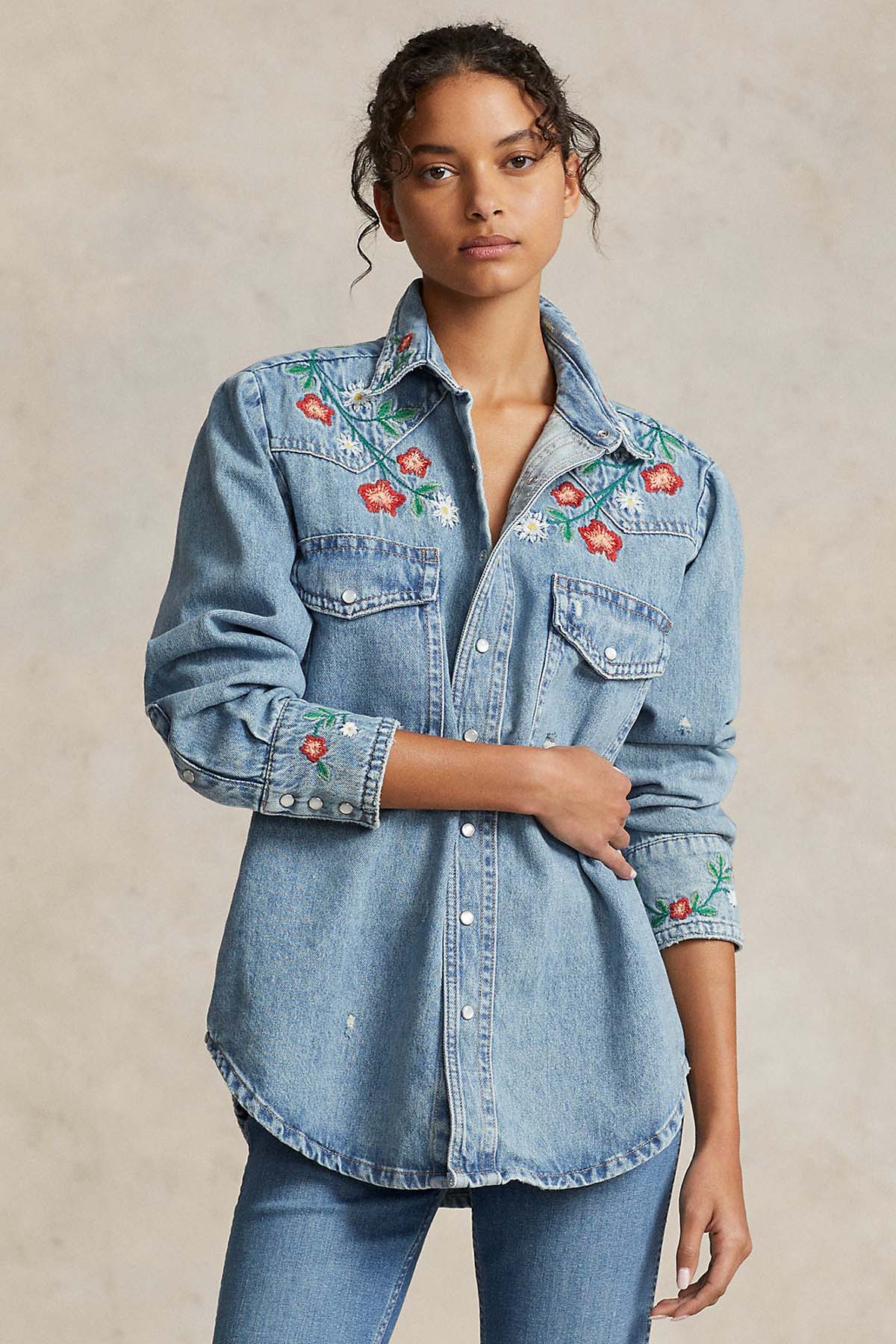 Polo Ralph Lauren Relaxed Fit Denim Gömlek Ceket-Libas Trendy Fashion Store