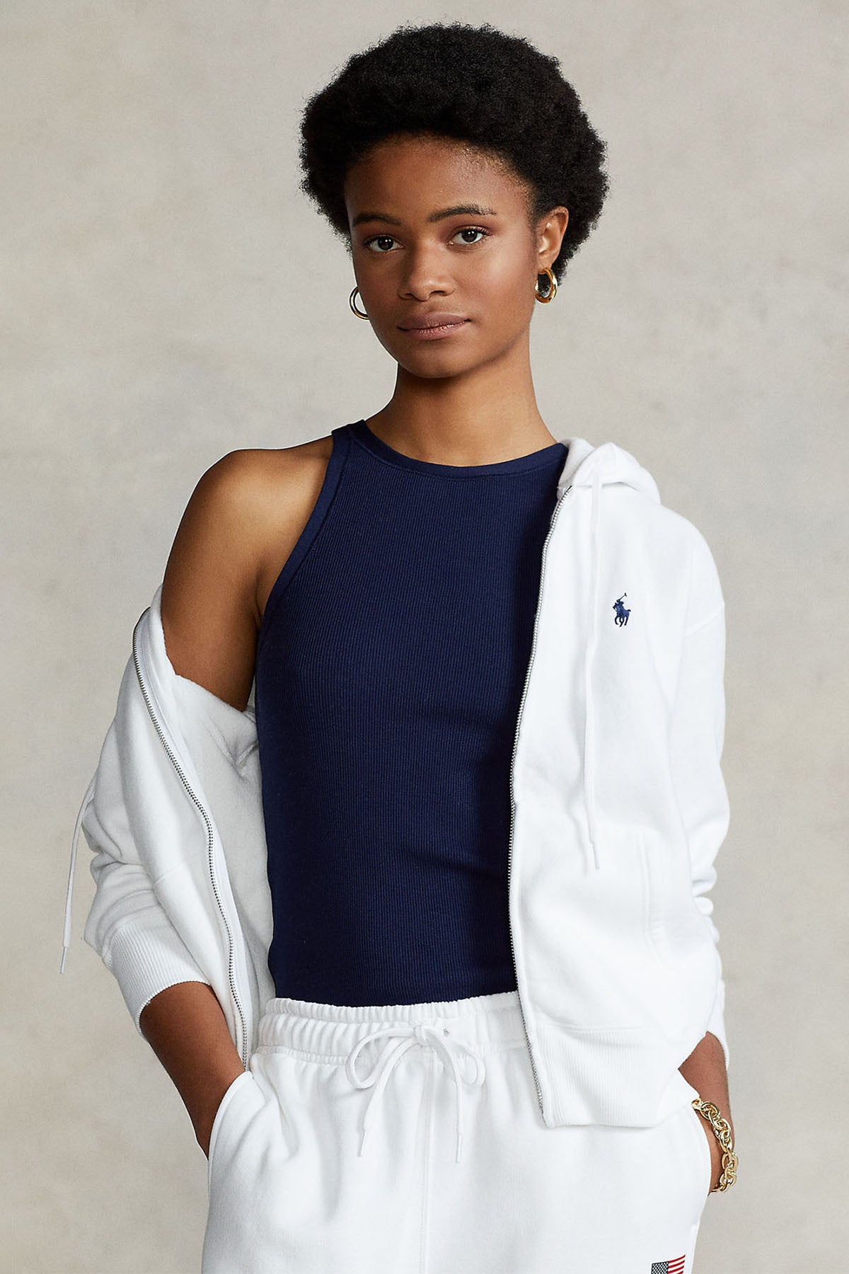 Polo Ralph Lauren Kapüşonlu Fermuarlı Sweatshirt Ceket-Libas Trendy Fashion Store