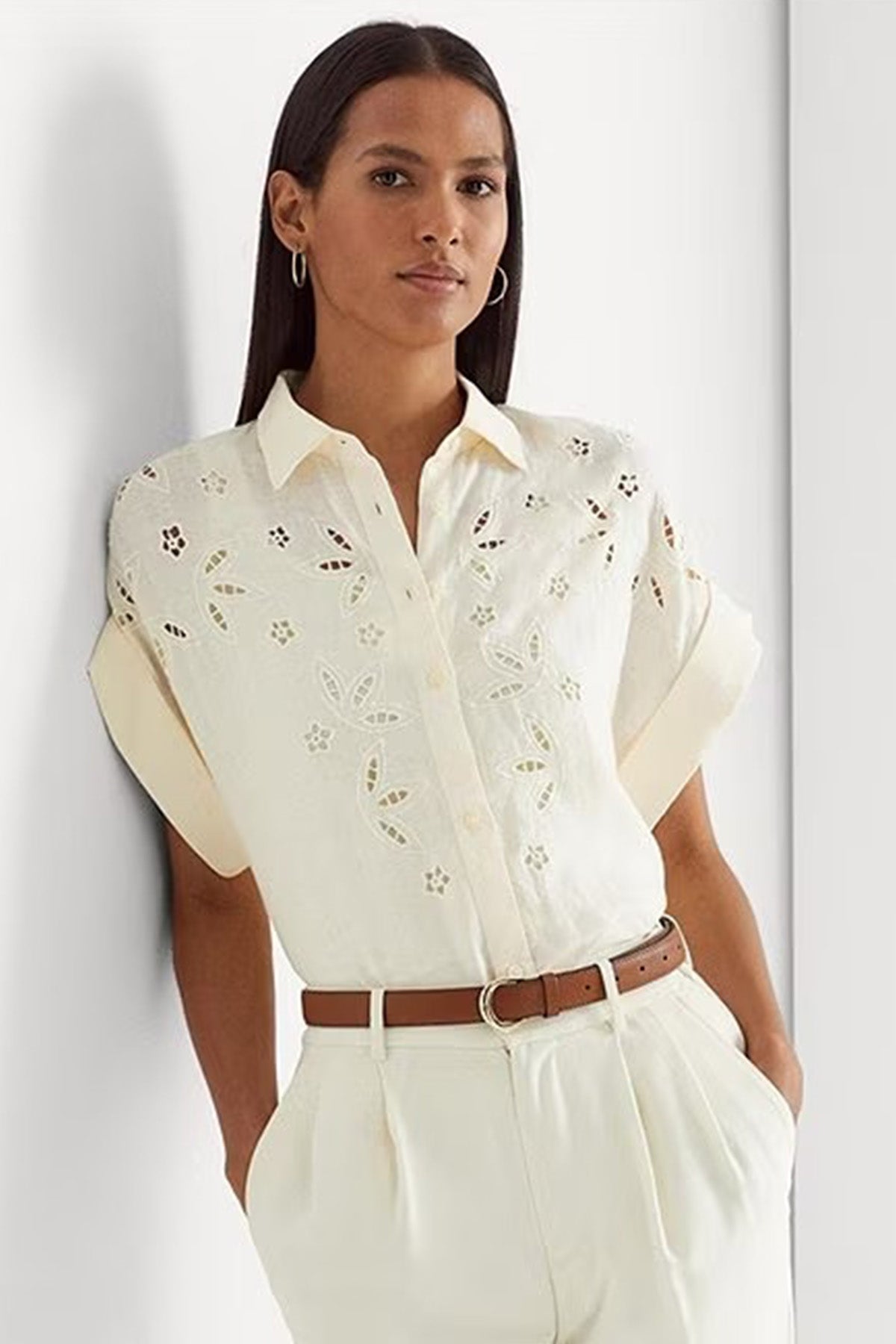 Polo Ralph Lauren Lazer Kesim Nakış Detaylı Gömlek-Libas Trendy Fashion Store