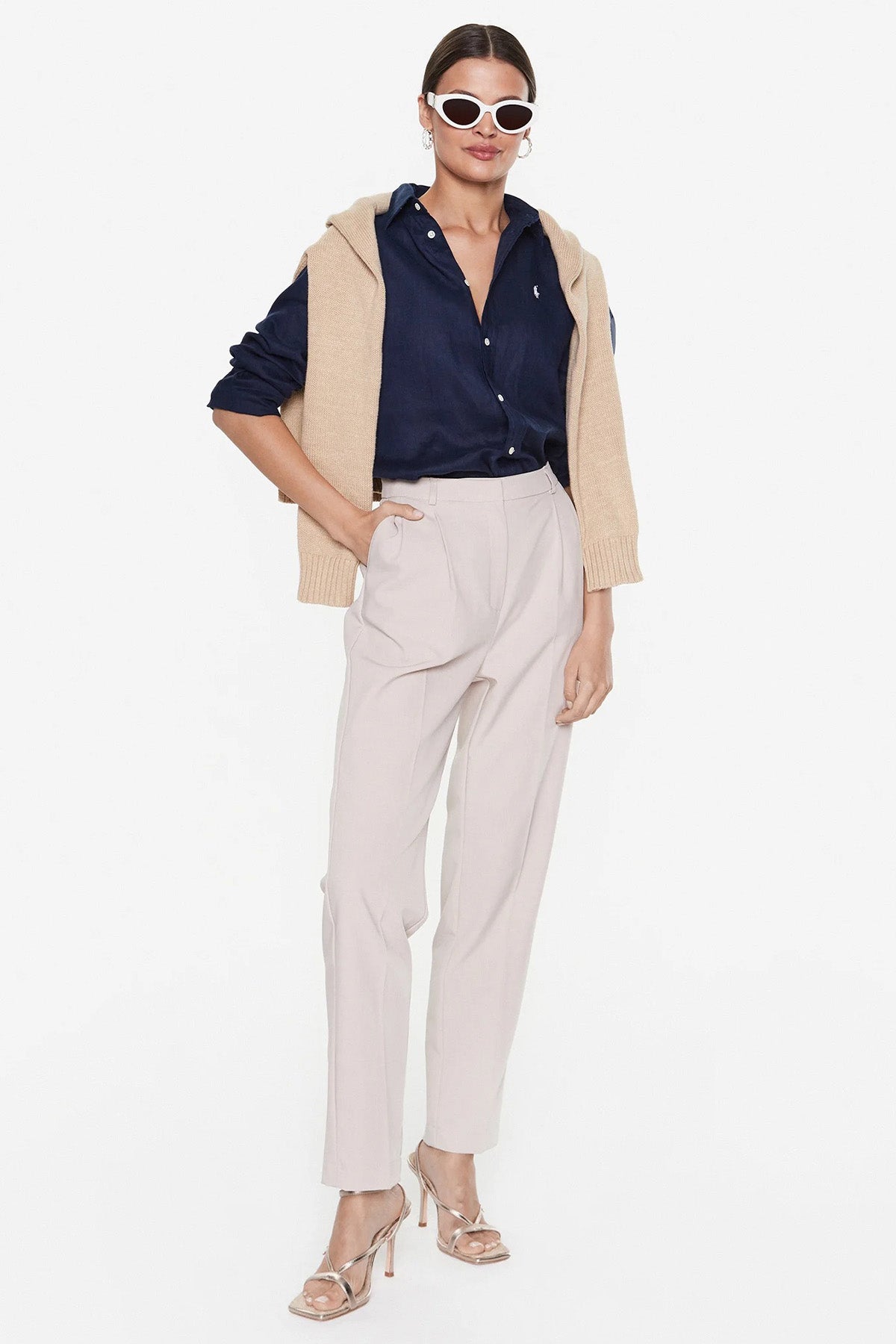 Polo Ralph Lauren Relaxed Fit Keten Gömlek-Libas Trendy Fashion Store