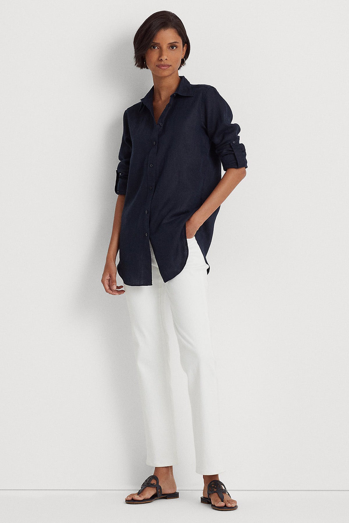 Polo Ralph Lauren Relaxed Fit Keten Gömlek-Libas Trendy Fashion Store