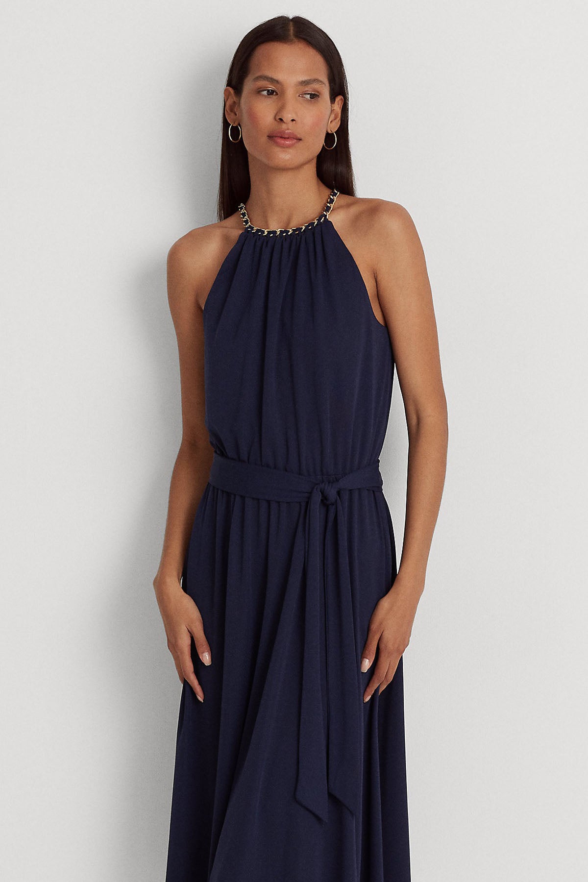 Polo Ralph Lauren Midi Abiye Elbise-Libas Trendy Fashion Store