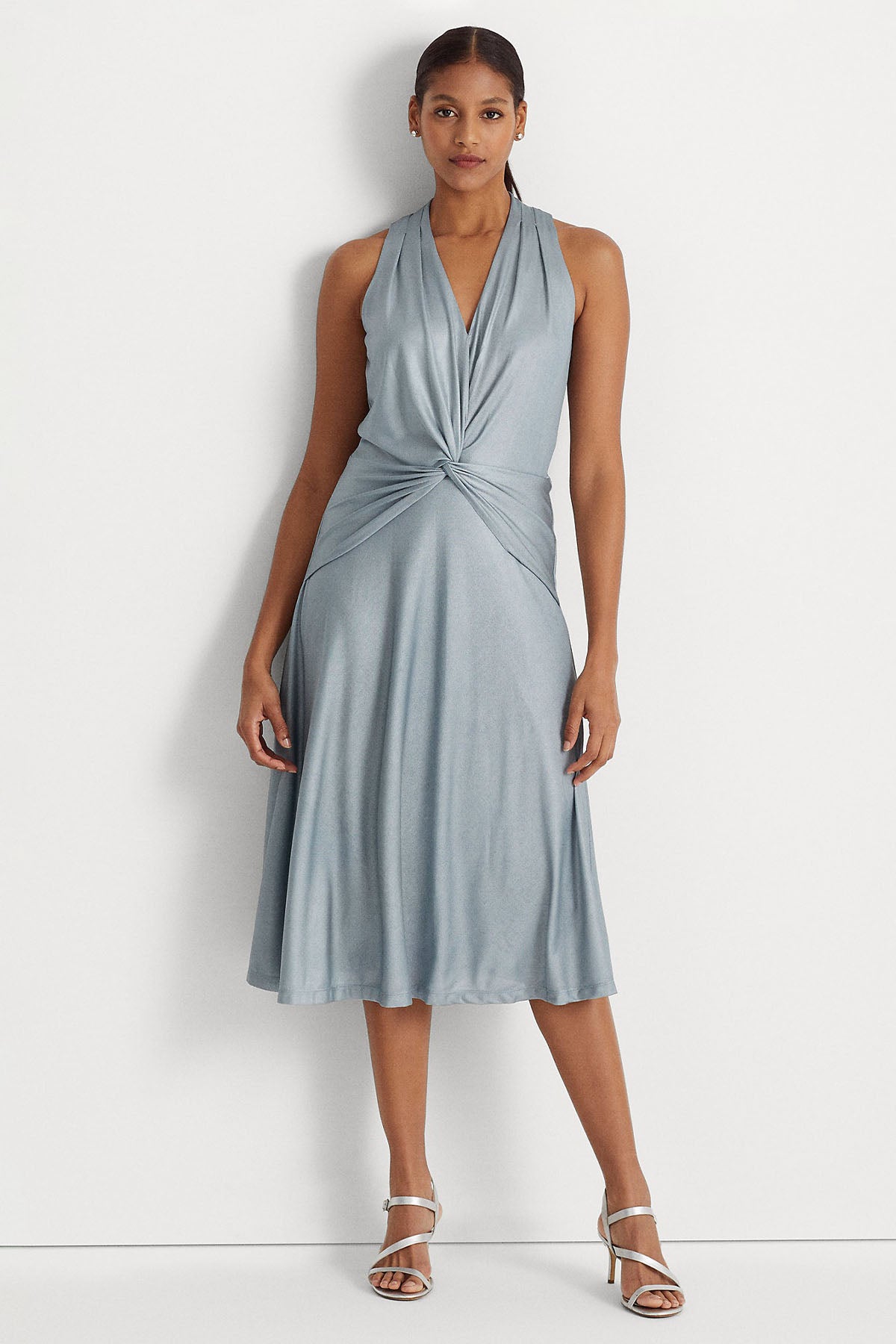 Polo Ralph Lauren Midi Abiye Elbise-Libas Trendy Fashion Store