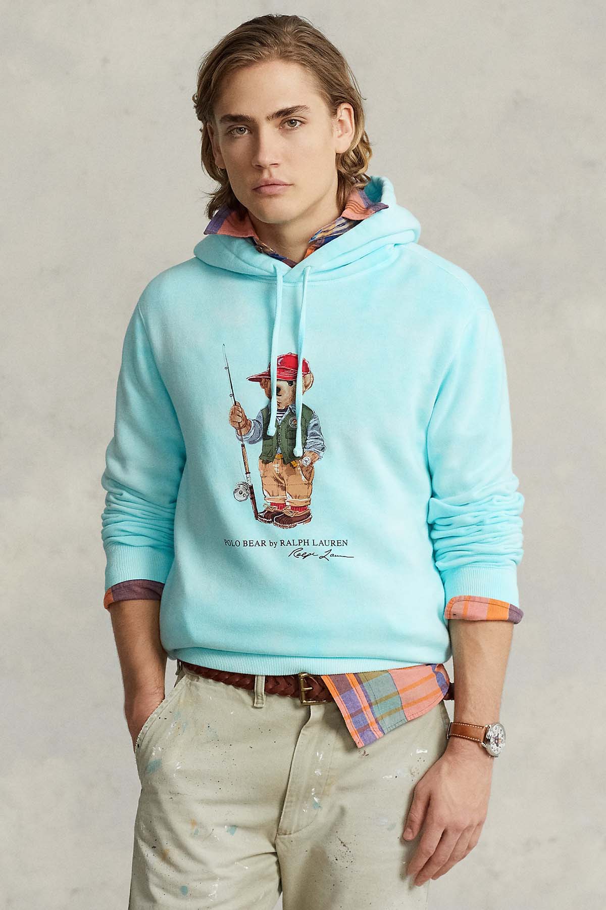 Polo Ralph Lauren Polo Bear Kapüşonlu Şardonlu Sweatshirt-Libas Trendy Fashion Store