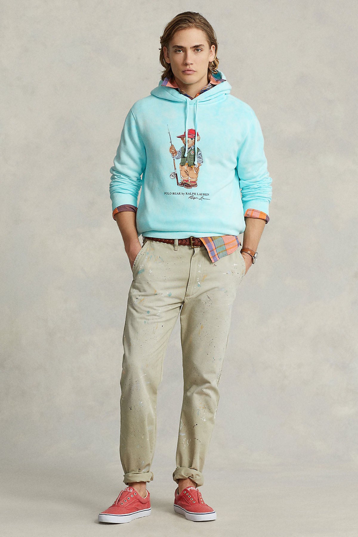 Polo Ralph Lauren Polo Bear Kapüşonlu Şardonlu Sweatshirt-Libas Trendy Fashion Store