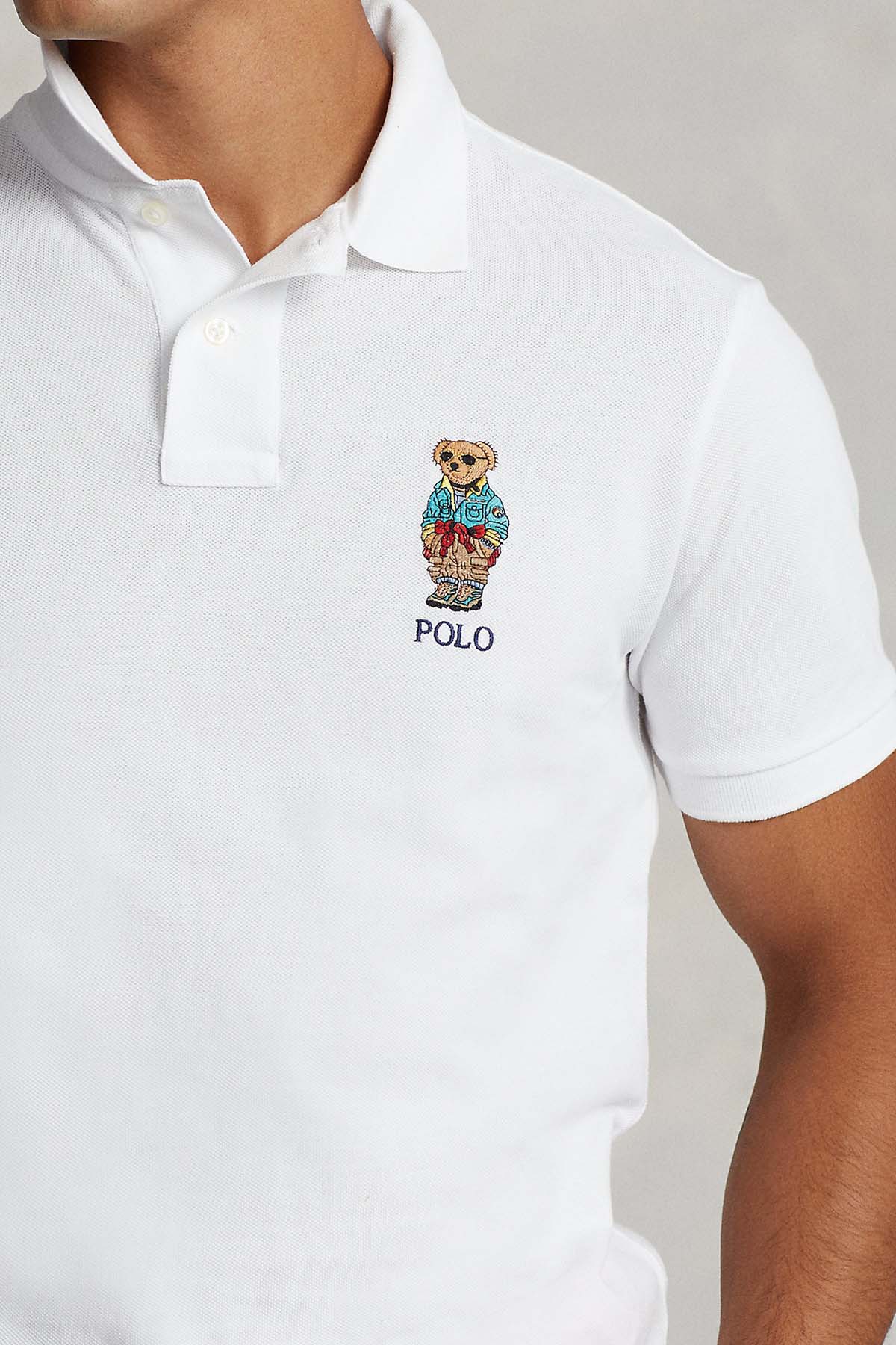 Polo Ralph Lauren Custom Slim Fit Polo Yaka Polo Bear T-shirt-Libas Trendy Fashion Store