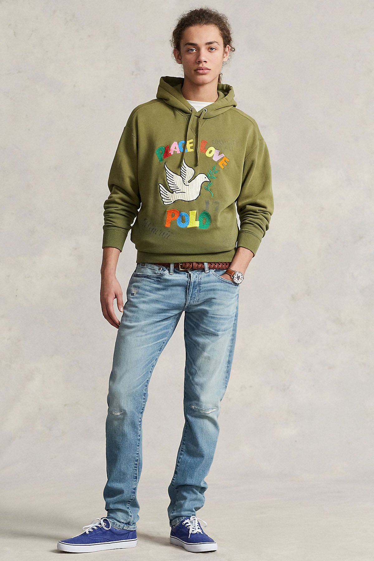 Polo Ralph Lauren Kapüşonlu Nakış Detaylı Şardonlu Sweatshirt-Libas Trendy Fashion Store