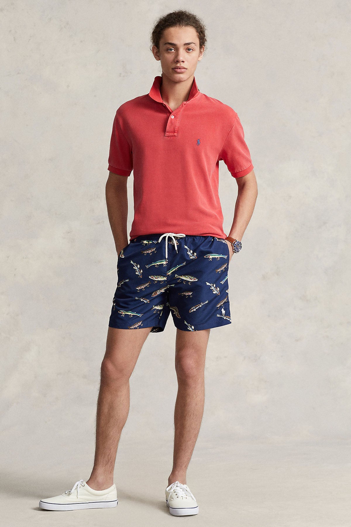 Polo Ralph Lauren Classic Fit Beli Lastikli Şort Mayo-Libas Trendy Fashion Store