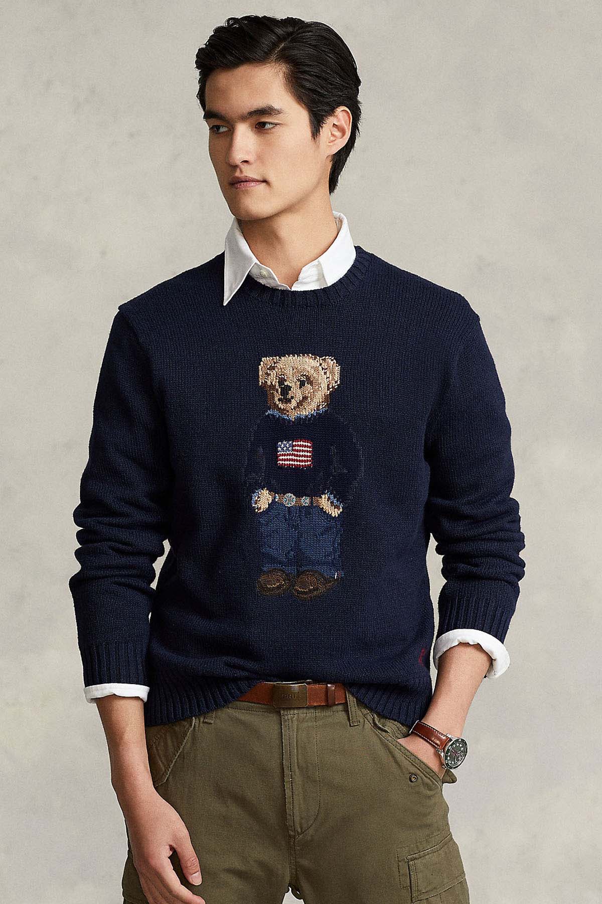Polo Ralph Lauren Polo Bear Ketenli Örgü Triko-Libas Trendy Fashion Store