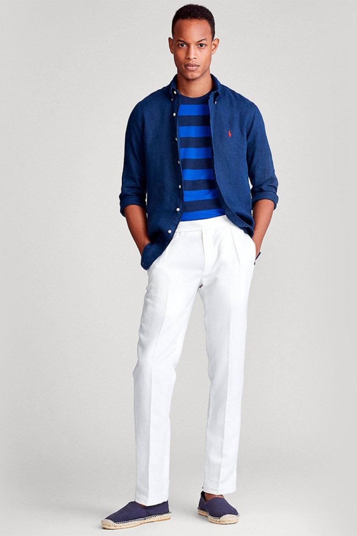 Polo Ralph Lauren Custom Fit Keten Gömlek-Libas Trendy Fashion Store