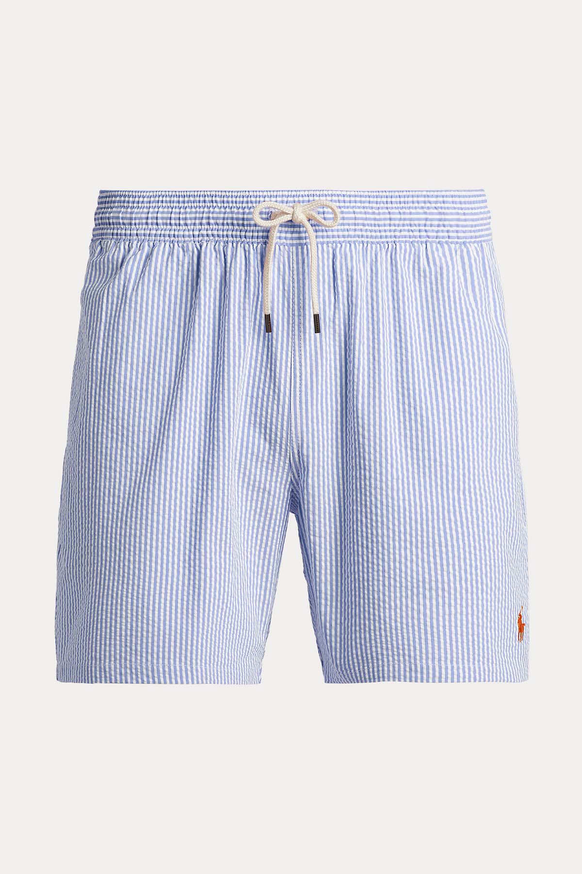 Polo Ralph Lauren Classic Fit Beli Lastikli Çizgili Şort Mayo-Libas Trendy Fashion Store