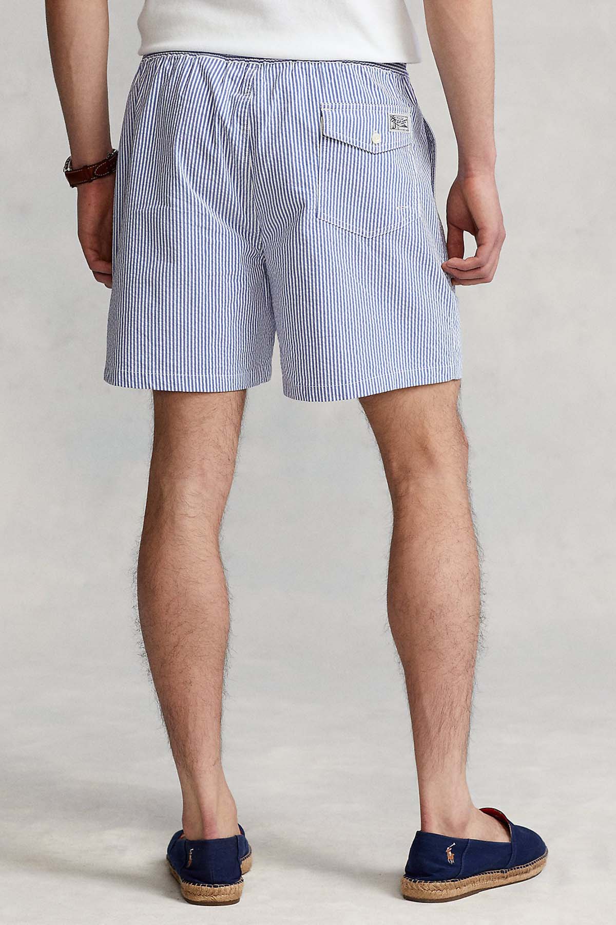 Polo Ralph Lauren Classic Fit Beli Lastikli Çizgili Şort Mayo-Libas Trendy Fashion Store