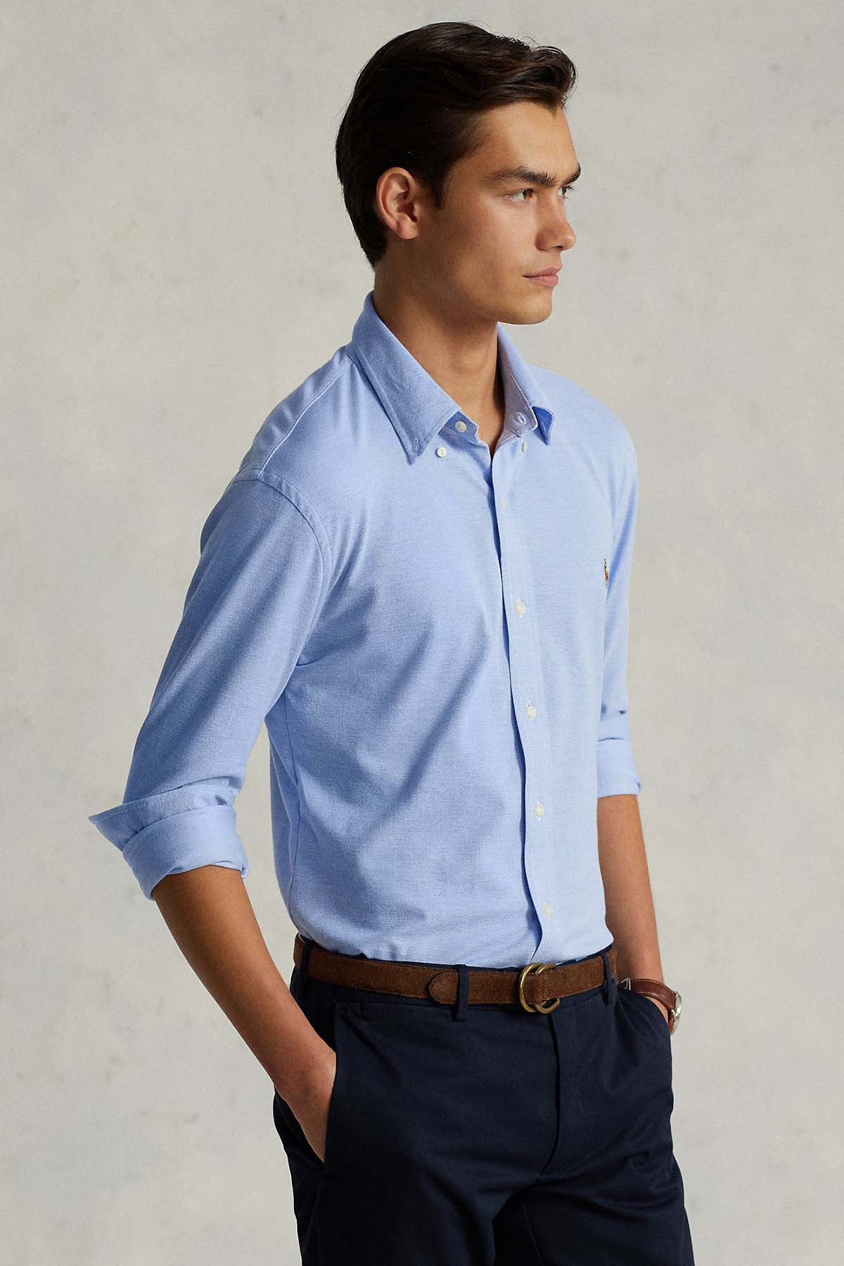 Polo Ralph Lauren Custom Fit Knit Oxford Gömlek-Libas Trendy Fashion Store