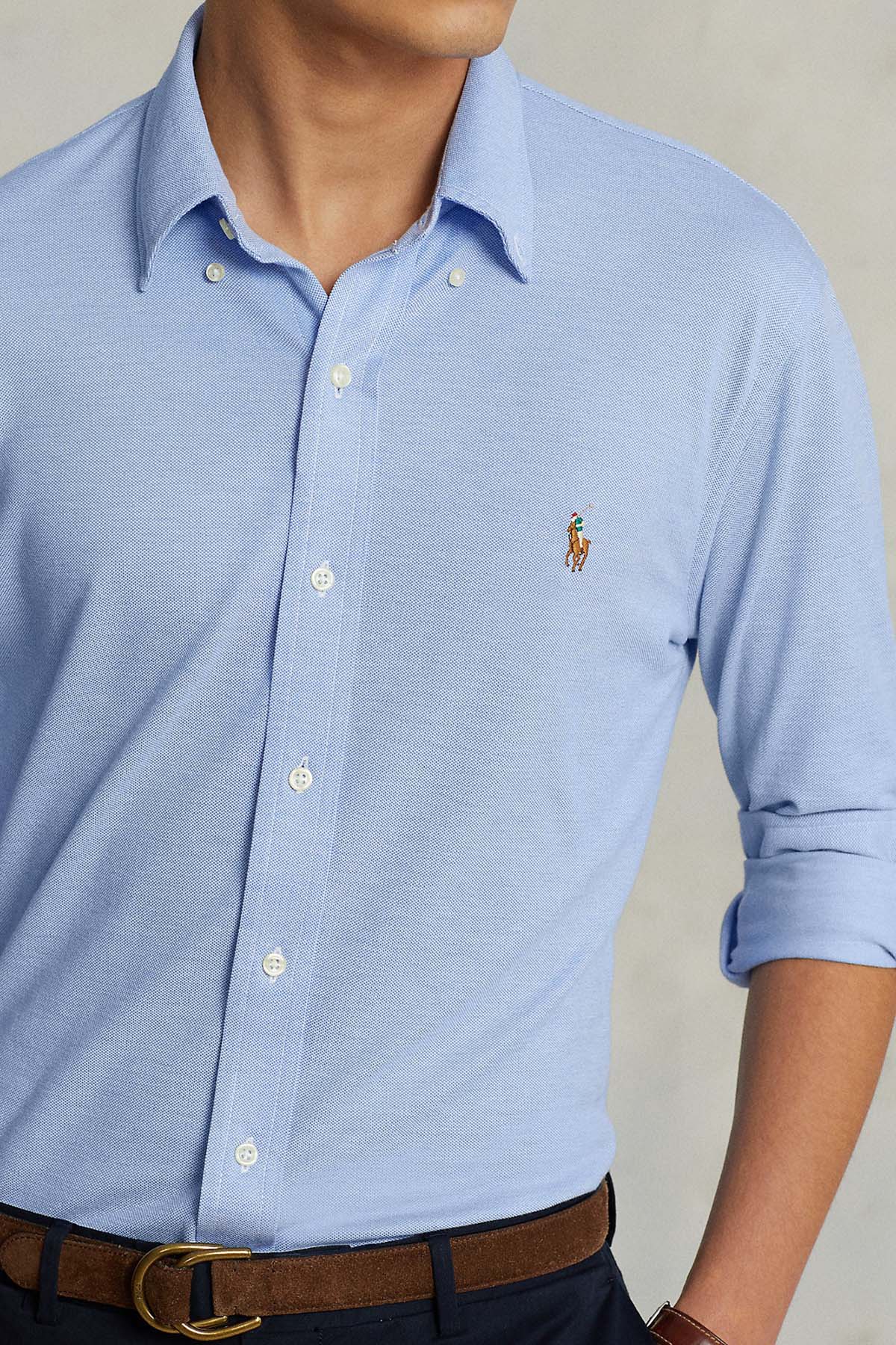 Polo Ralph Lauren Custom Fit Knit Oxford Gömlek-Libas Trendy Fashion Store