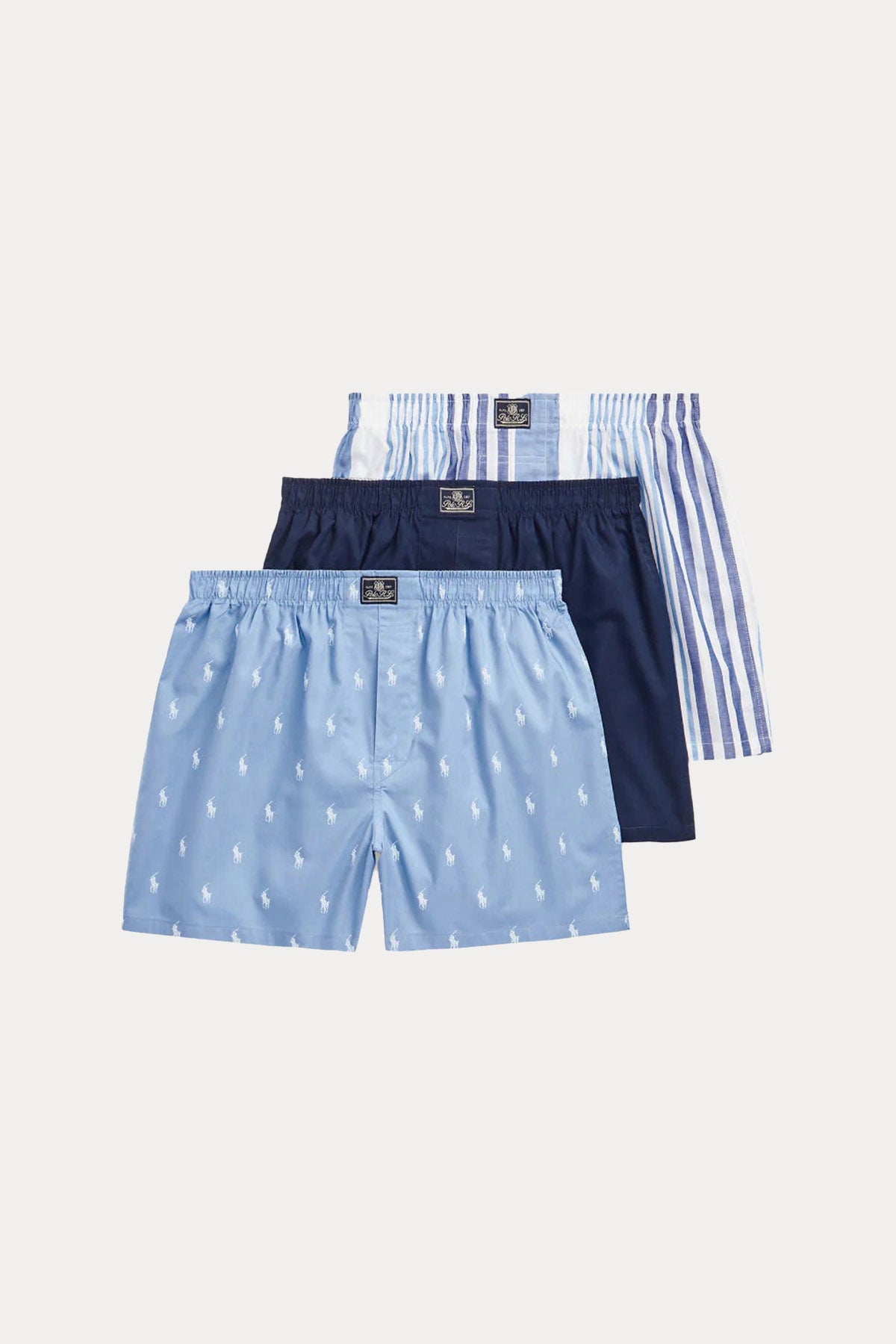 Polo Ralph Lauren 3'lü Paket Pamuklu Boxer-Libas Trendy Fashion Store
