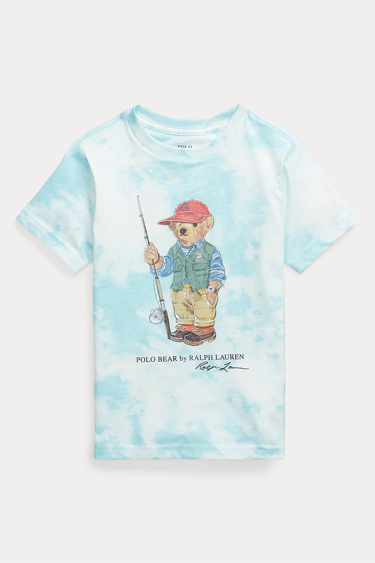 Polo Ralph Lauren Kids 2-4 Yaş Erkek Çocuk Polo Bear Batik T-shirt-Libas Trendy Fashion Store