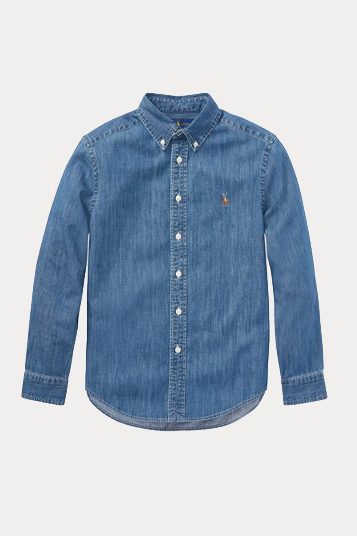 Polo Ralph Lauren Kids 2-4 Yaş Erkek Çocuk Denim Gömlek-Libas Trendy Fashion Store