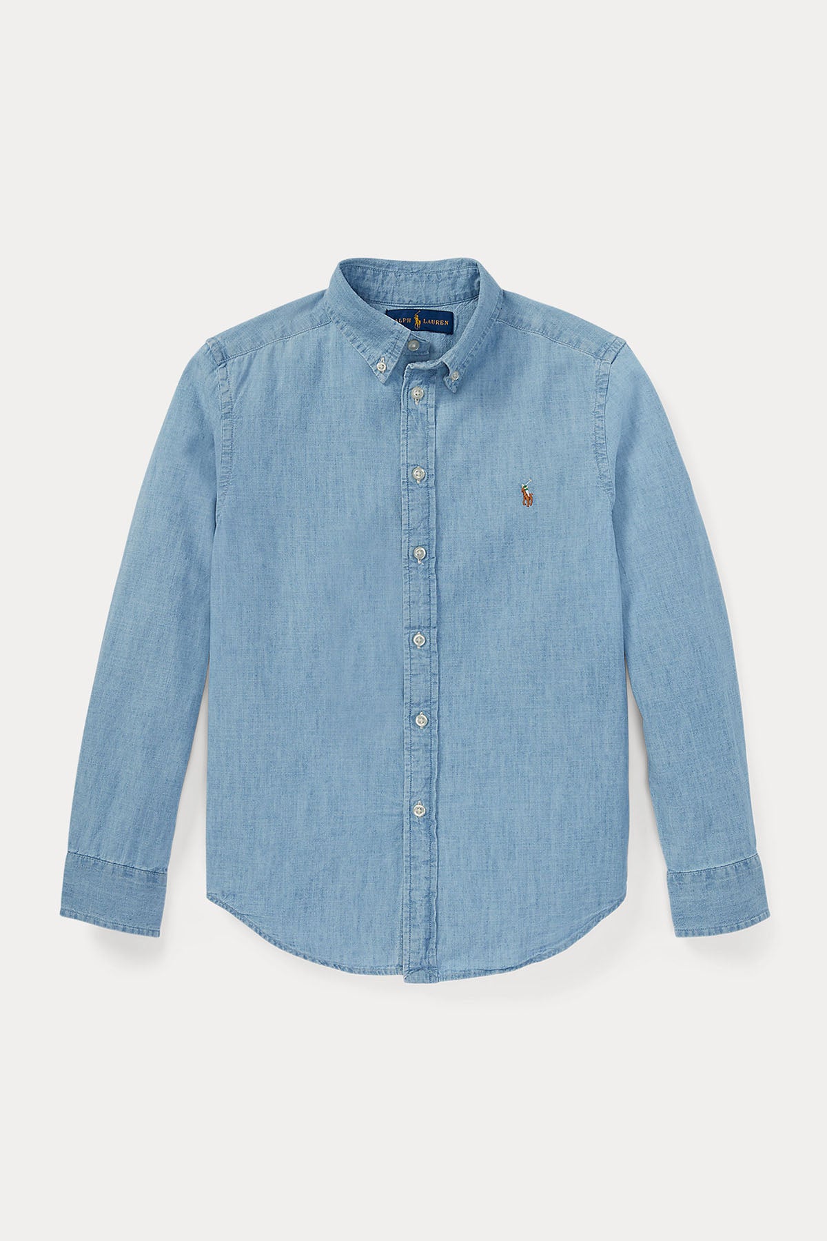 Polo Ralph Lauren Kids S-M Beden Erkek Çocuk Denim Gömlek-Libas Trendy Fashion Store