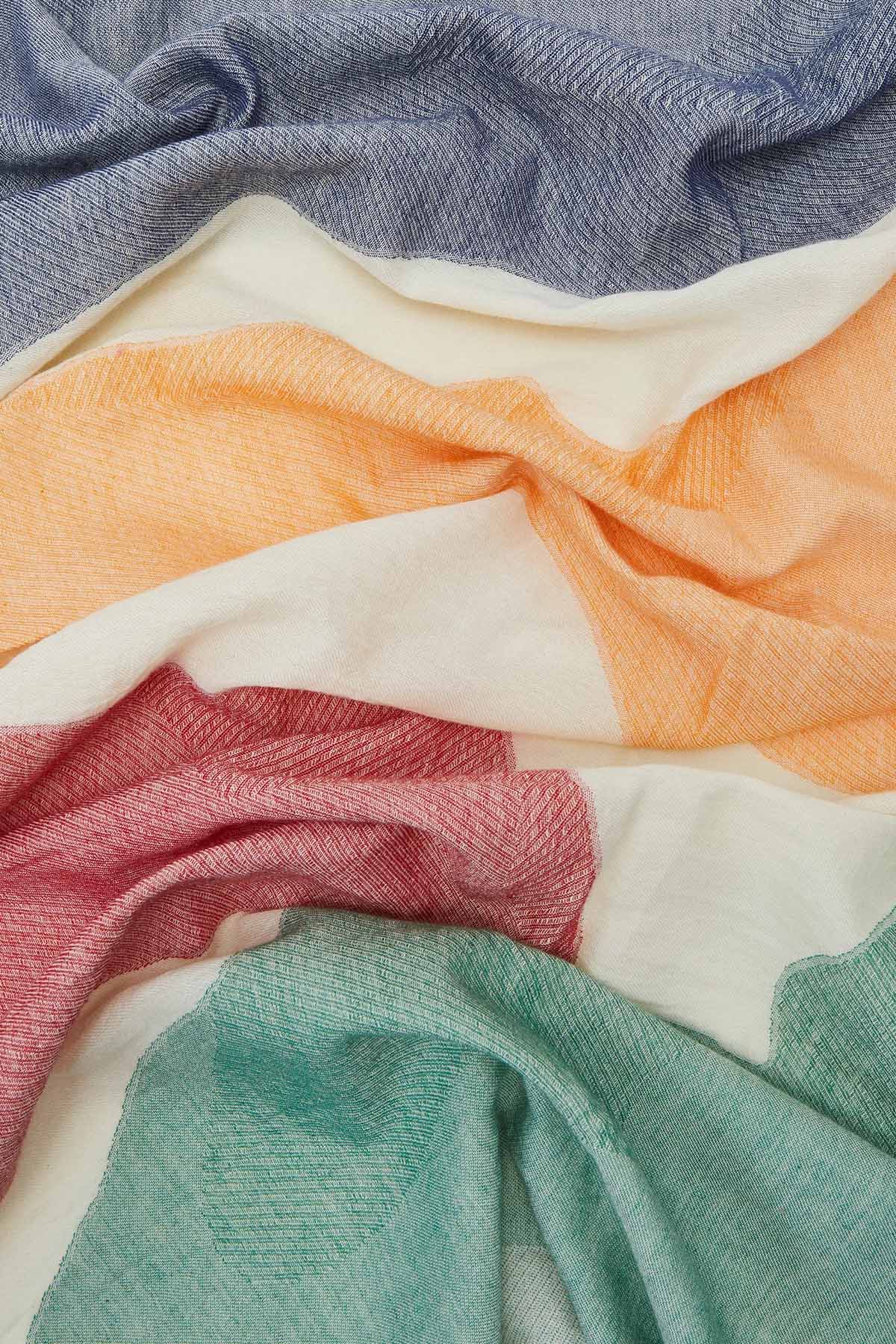 Polo Ralph Lauren Renkli Desenli Fular-Libas Trendy Fashion Store