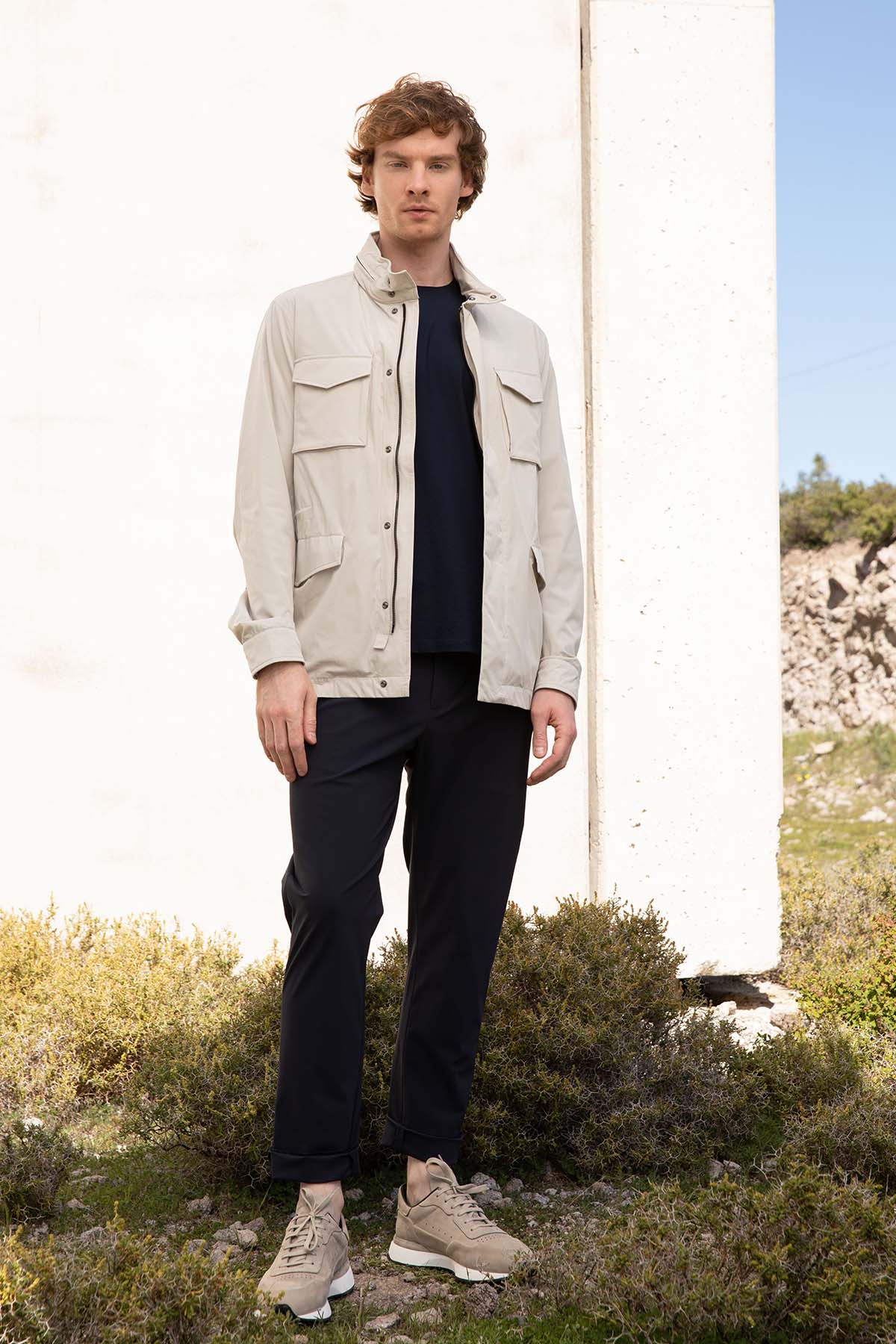 Pantaloni Torino Omega Slim Fit Beli Lastikli Streç Pantolon-Libas Trendy Fashion Store