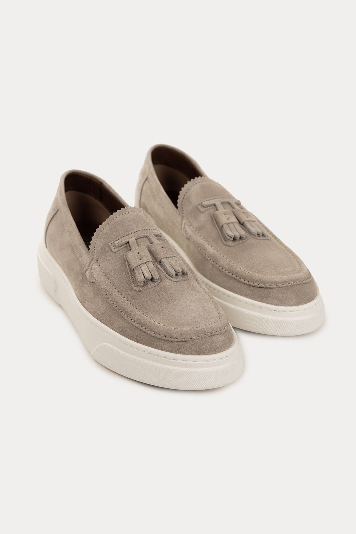 Fratelli Rossetti Püsküllü Süet Loafer Ayakkabı-Libas Trendy Fashion Store