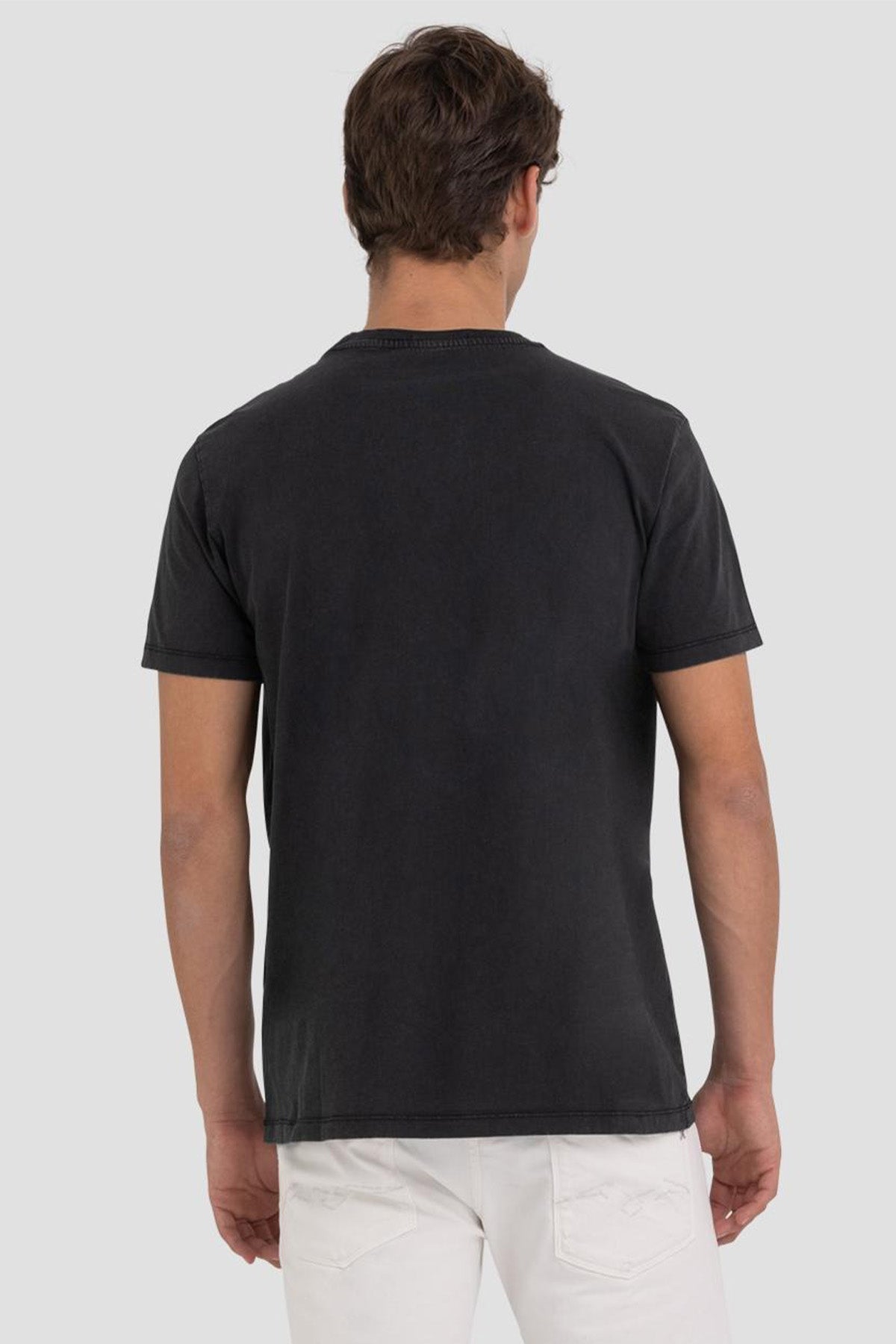 Replay Yuvarlak Yaka Yıkamalı T-shirt-Libas Trendy Fashion Store