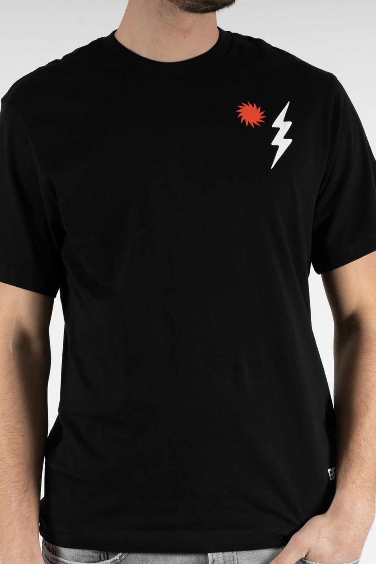 Replay Yuvarlak Yaka Baskılı T-shirt-Libas Trendy Fashion Store