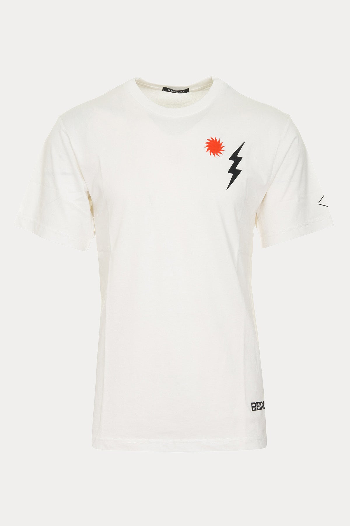 Replay Yuvarlak Yaka Baskılı T-shirt-Libas Trendy Fashion Store