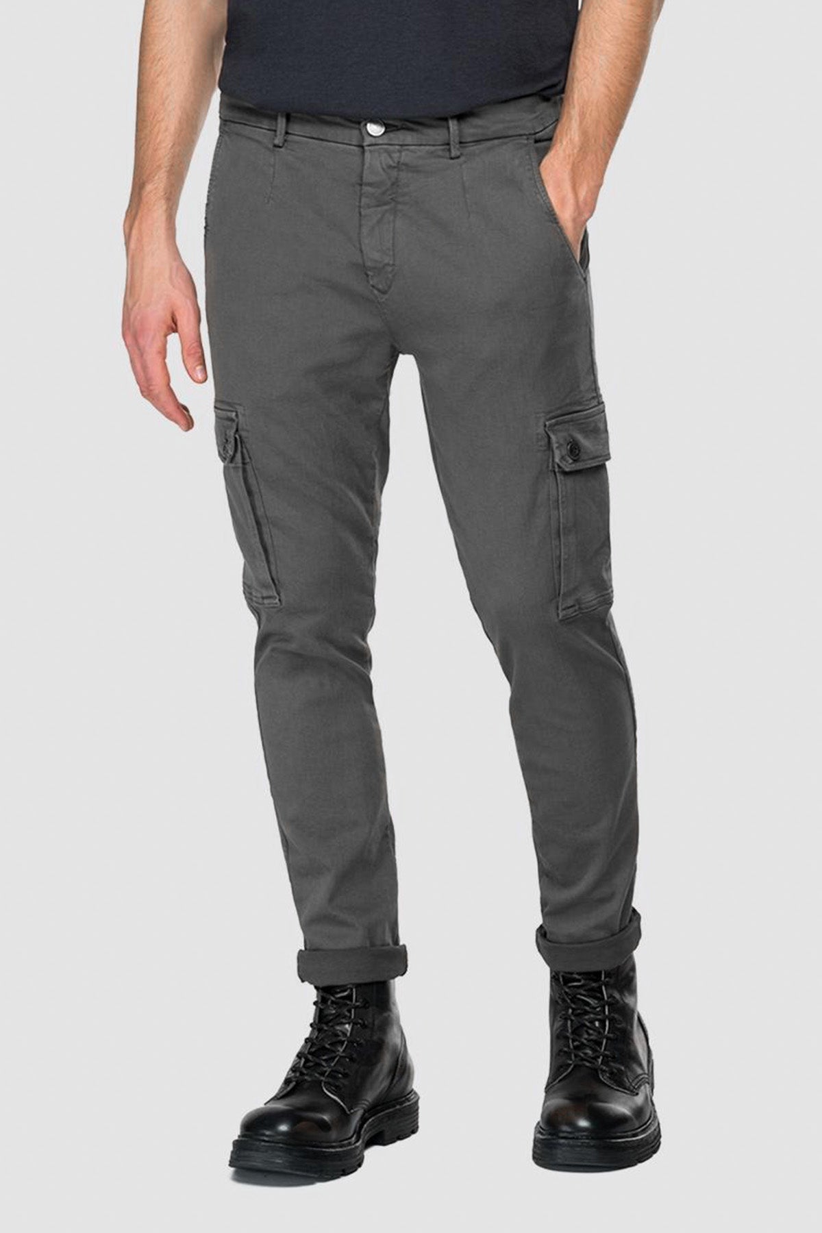 Replay Jaan Hyperflex X-Lite Slim Fit Kargo Pantolon-Libas Trendy Fashion Store