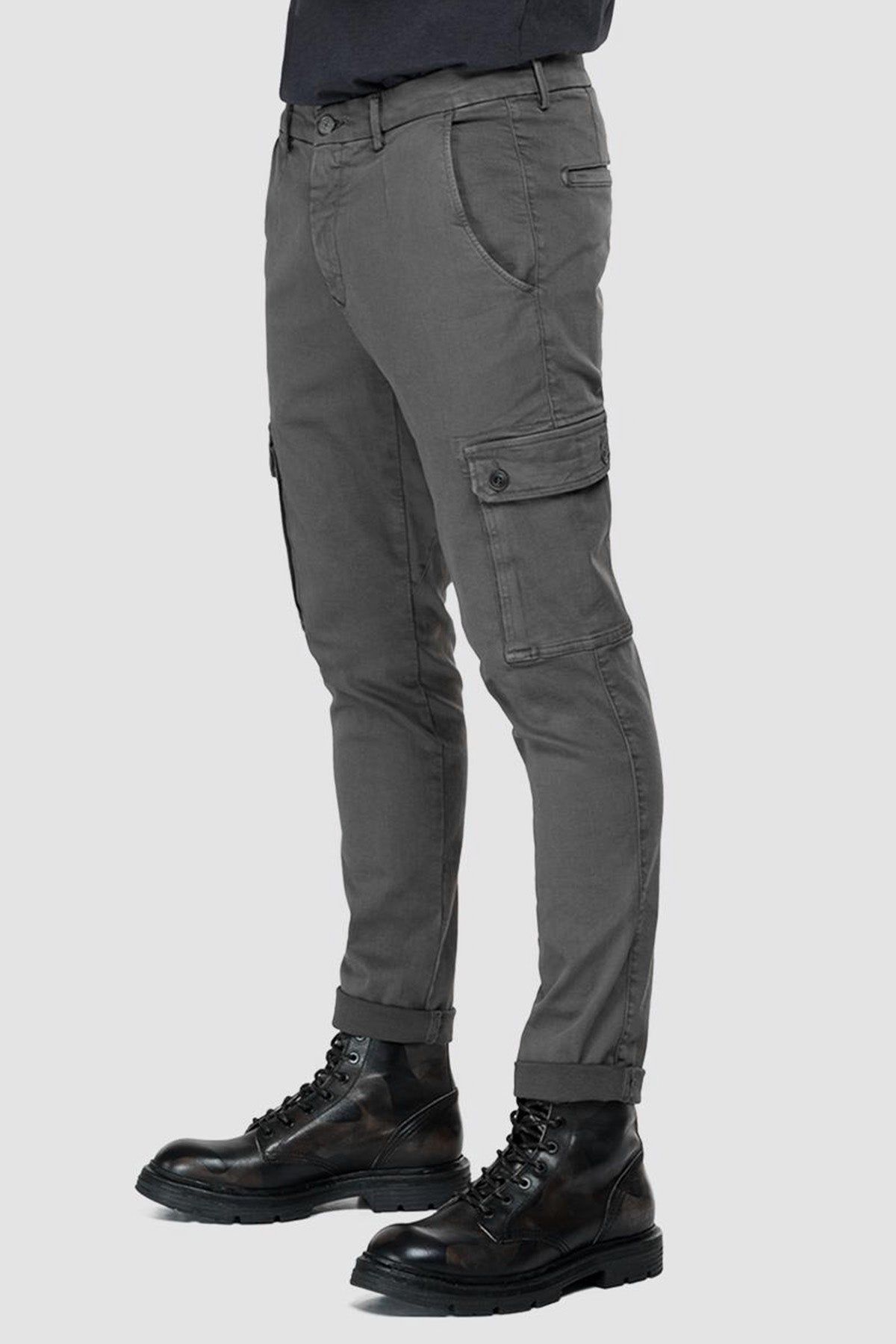 Replay Jaan Hyperflex X-Lite Slim Fit Kargo Pantolon-Libas Trendy Fashion Store